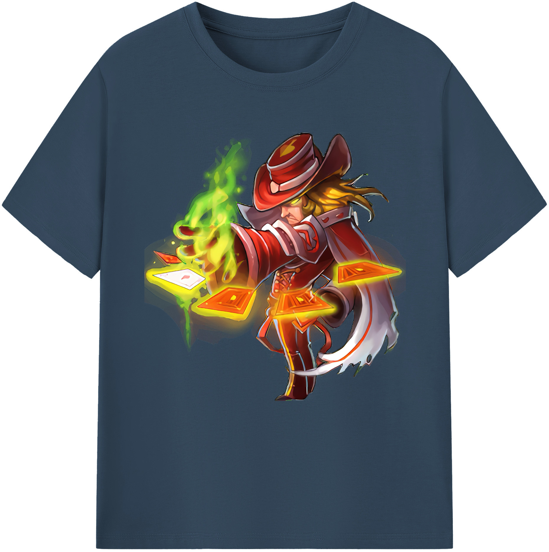 リーグ・オブ・レジェンド League of Legends LOL 綿100％半袖Tシャツ（フロントプリント）