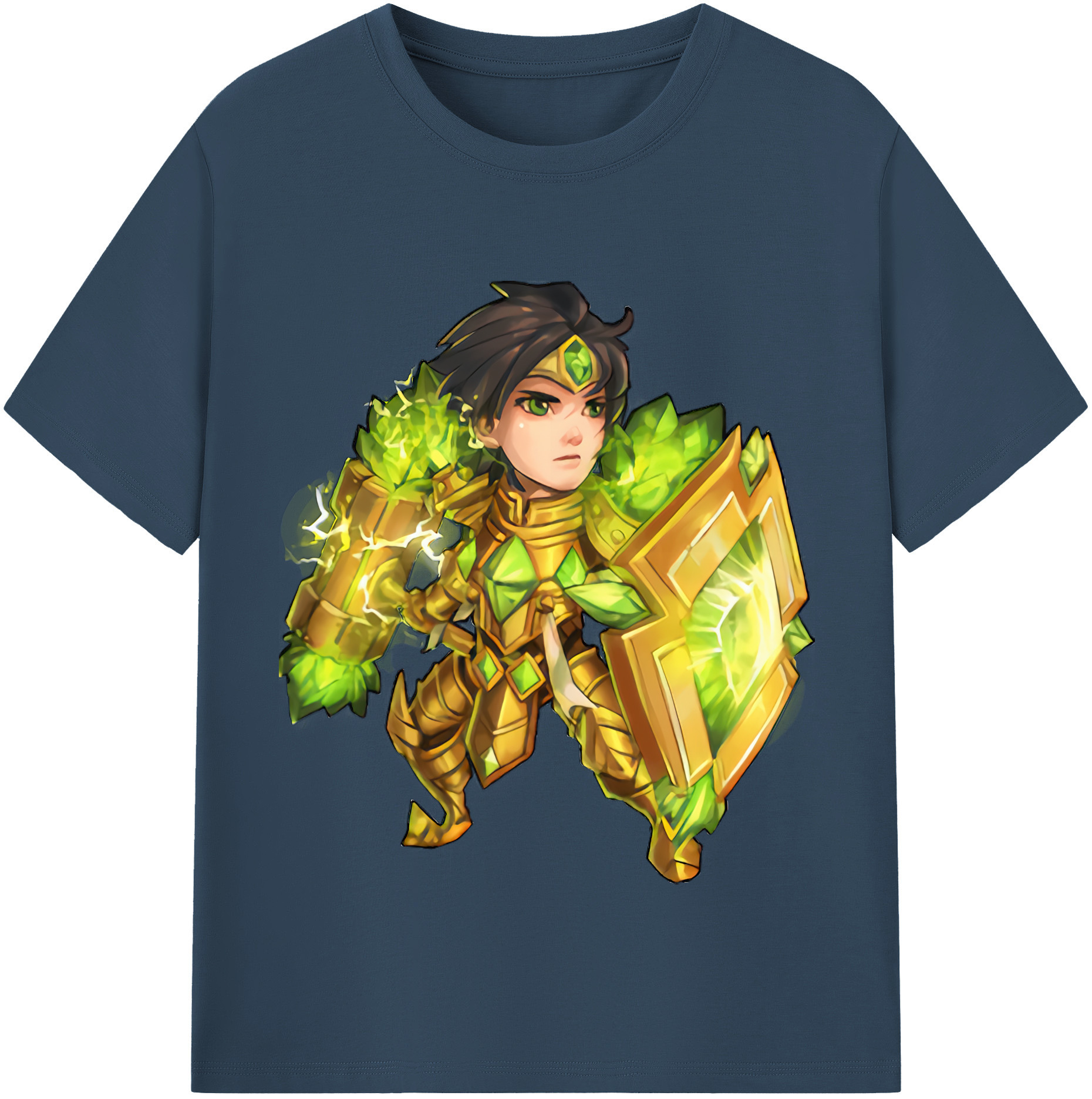 リーグ・オブ・レジェンド League of Legends LOL 綿100％半袖Tシャツ（フロントプリント）