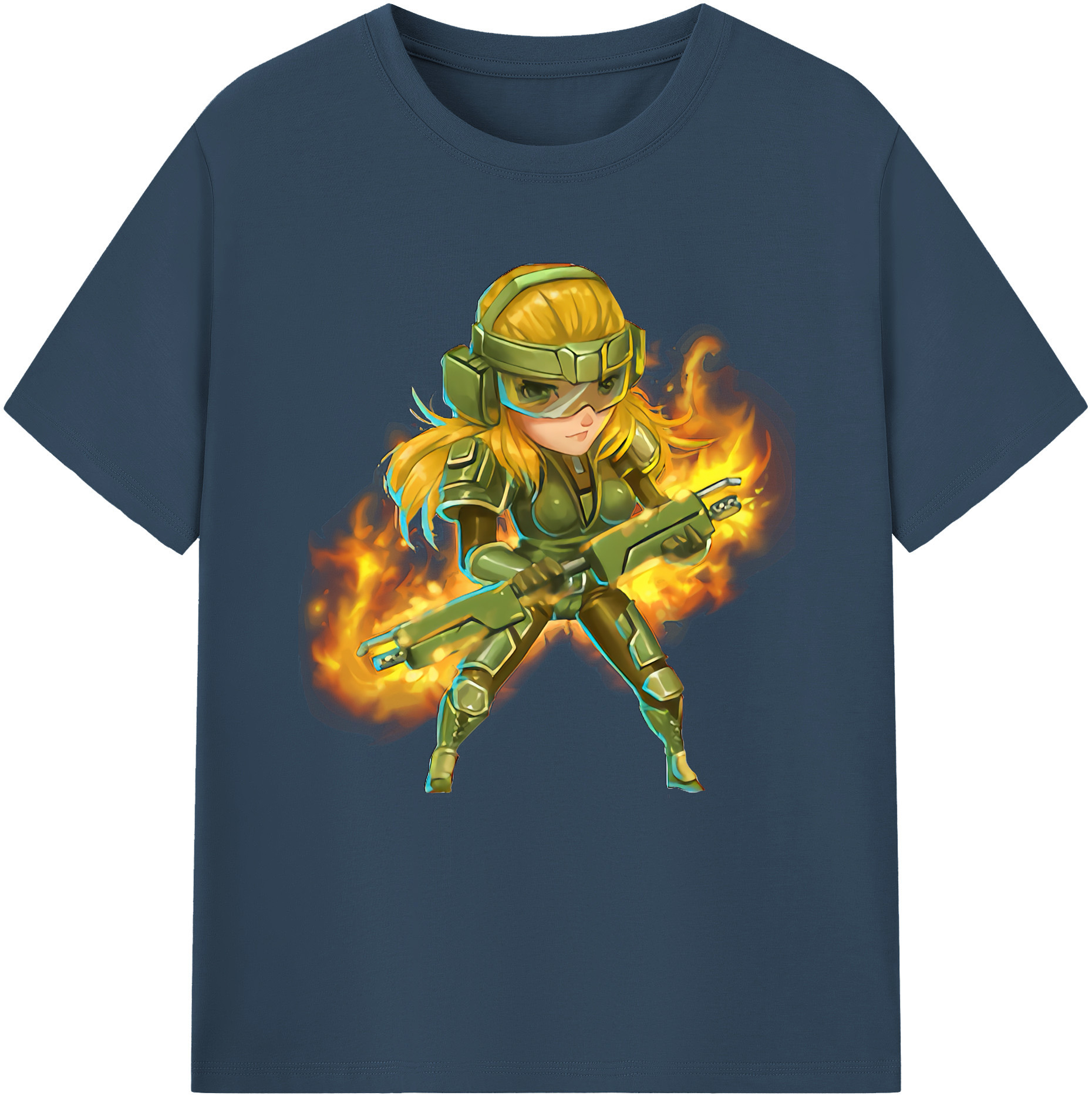 リーグ・オブ・レジェンド League of Legends LOL 綿100％半袖Tシャツ（フロントプリント）