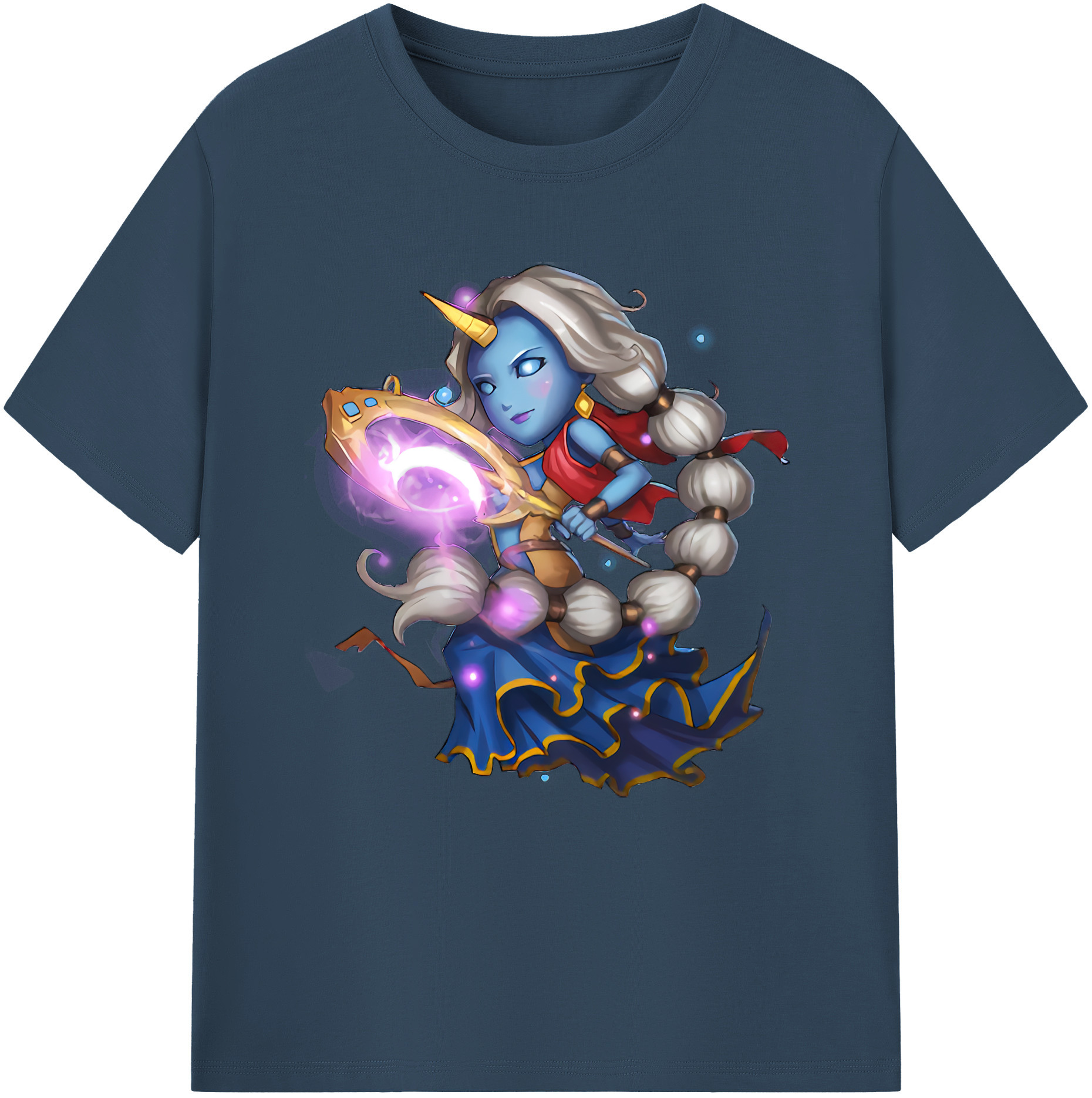 リーグ・オブ・レジェンド League of Legends LOL 綿100％半袖Tシャツ（フロントプリント）