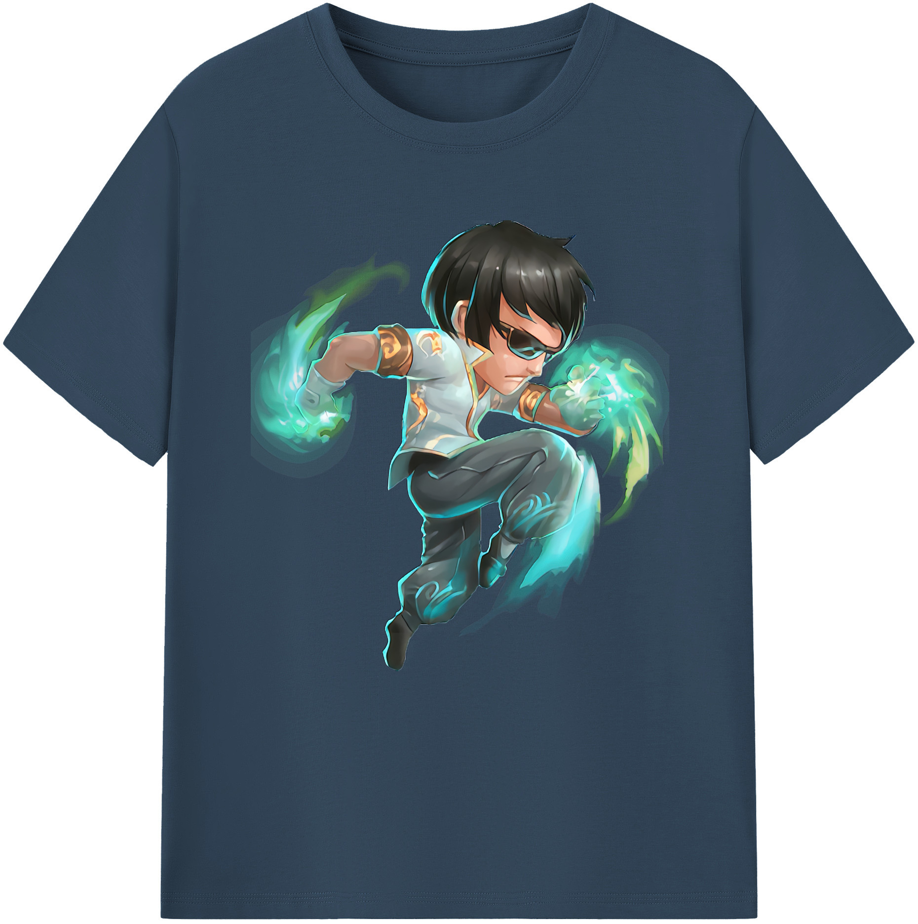 （画像用） リーグ・オブ・レジェンド League of Legends LOL 綿100％半袖Tシャツ（フロントプリント）
