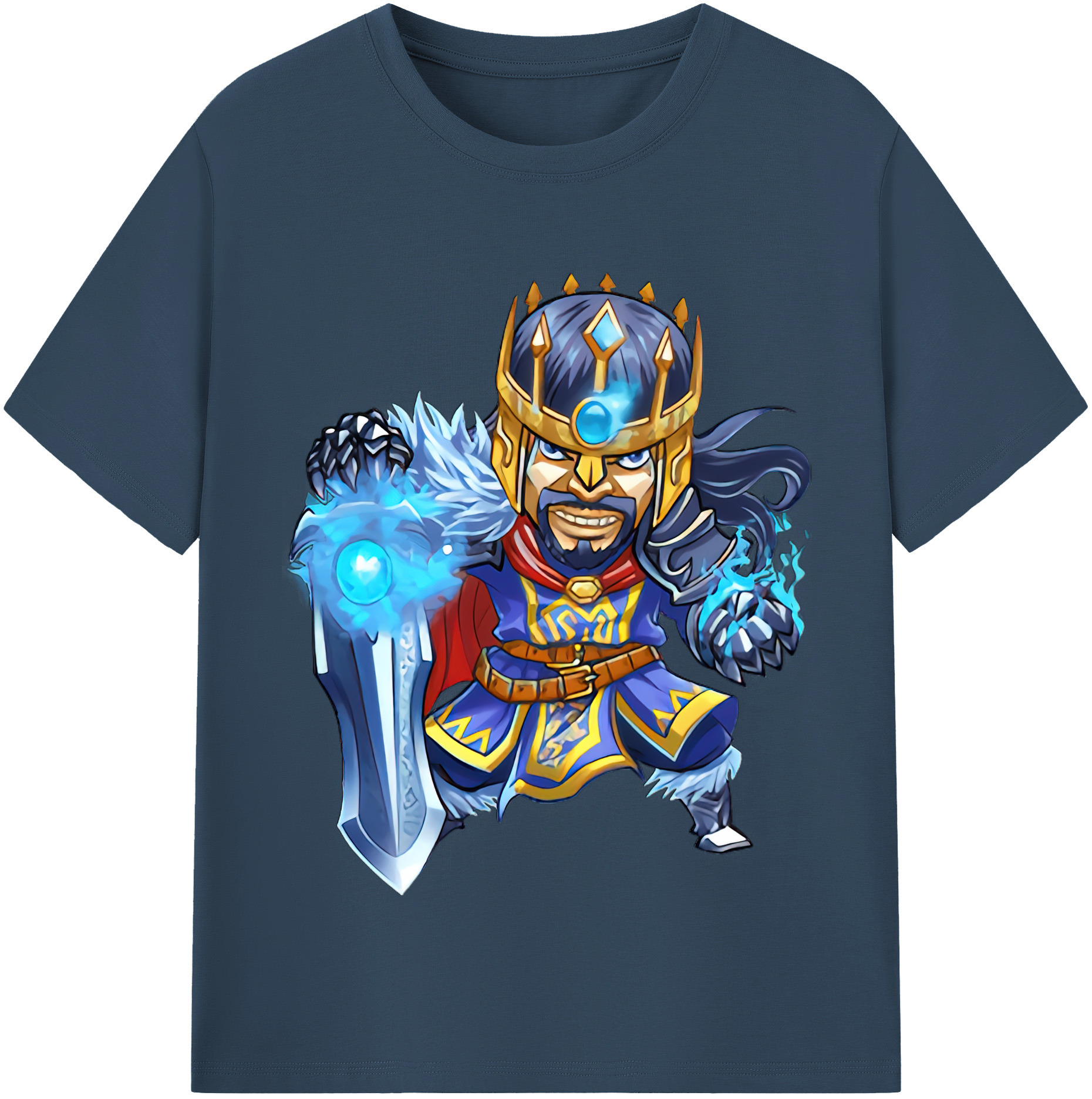 リーグ・オブ・レジェンド League of Legends LOL 綿100％半袖Tシャツ（フロントプリント）