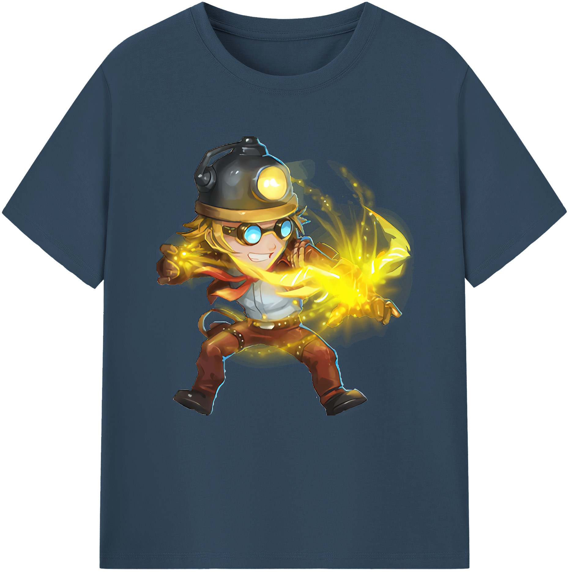 リーグ・オブ・レジェンド League of Legends LOL 綿100％半袖Tシャツ（フロントプリント）