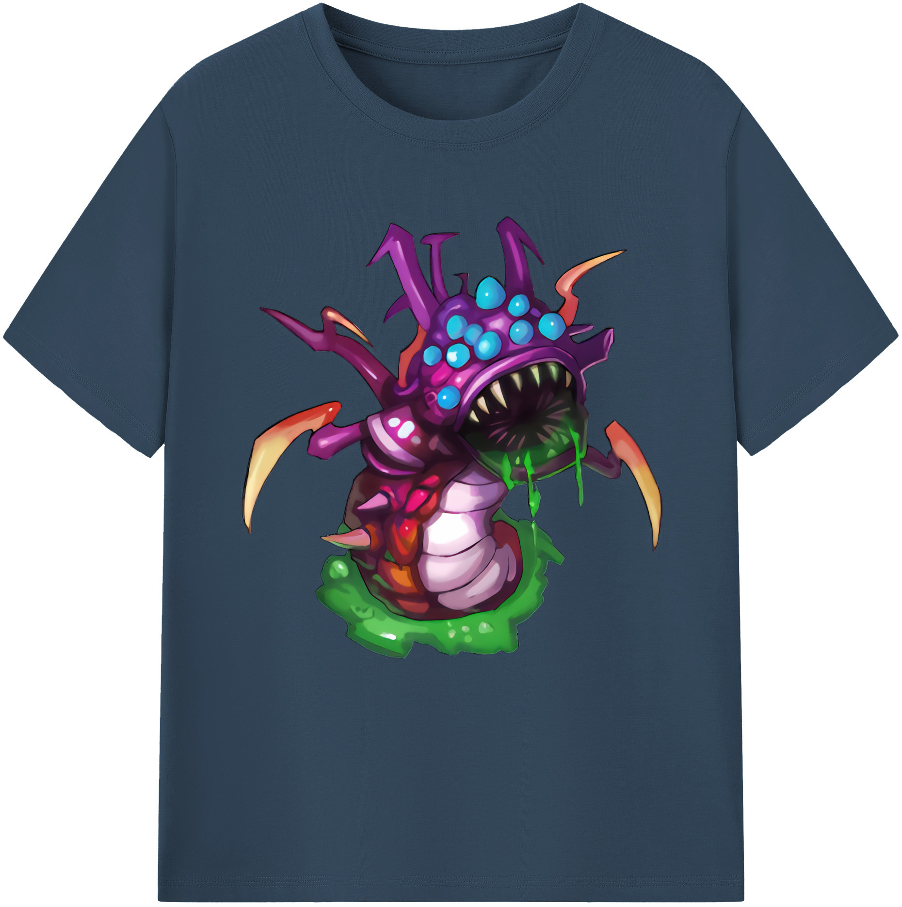 リーグ・オブ・レジェンド League of Legends LOL 綿100％半袖Tシャツ（フロントプリント）