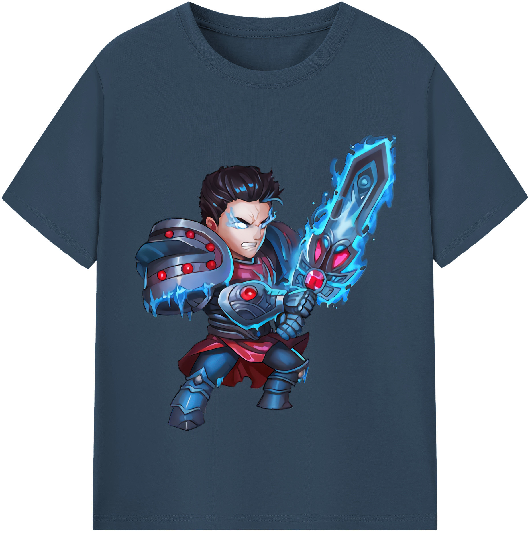 リーグ・オブ・レジェンド League of Legends LOL 綿100％半袖Tシャツ（フロントプリント）
