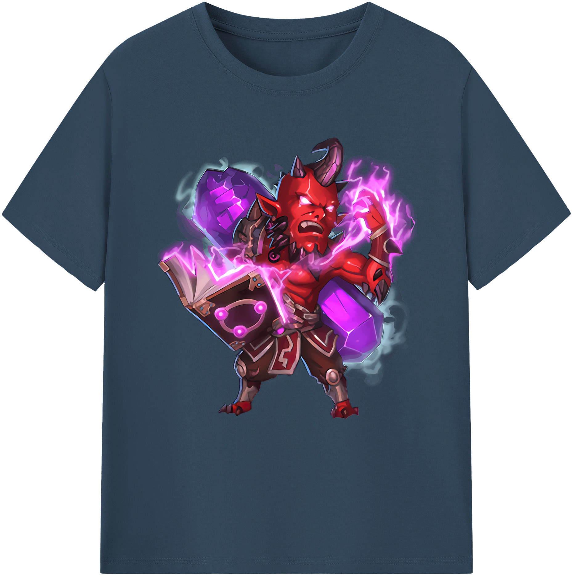 リーグ・オブ・レジェンド League of Legends LOL 綿100％半袖Tシャツ（フロントプリント）