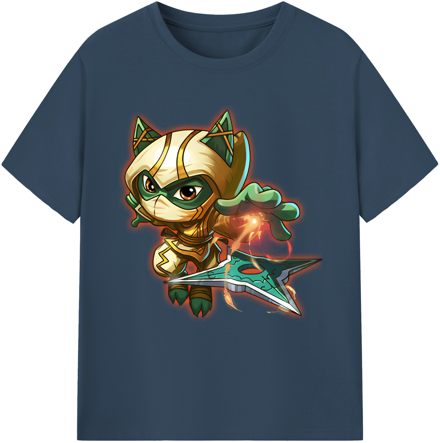 リーグ・オブ・レジェンド League of Legends LOL 綿100％半袖Tシャツ（フロントプリント）