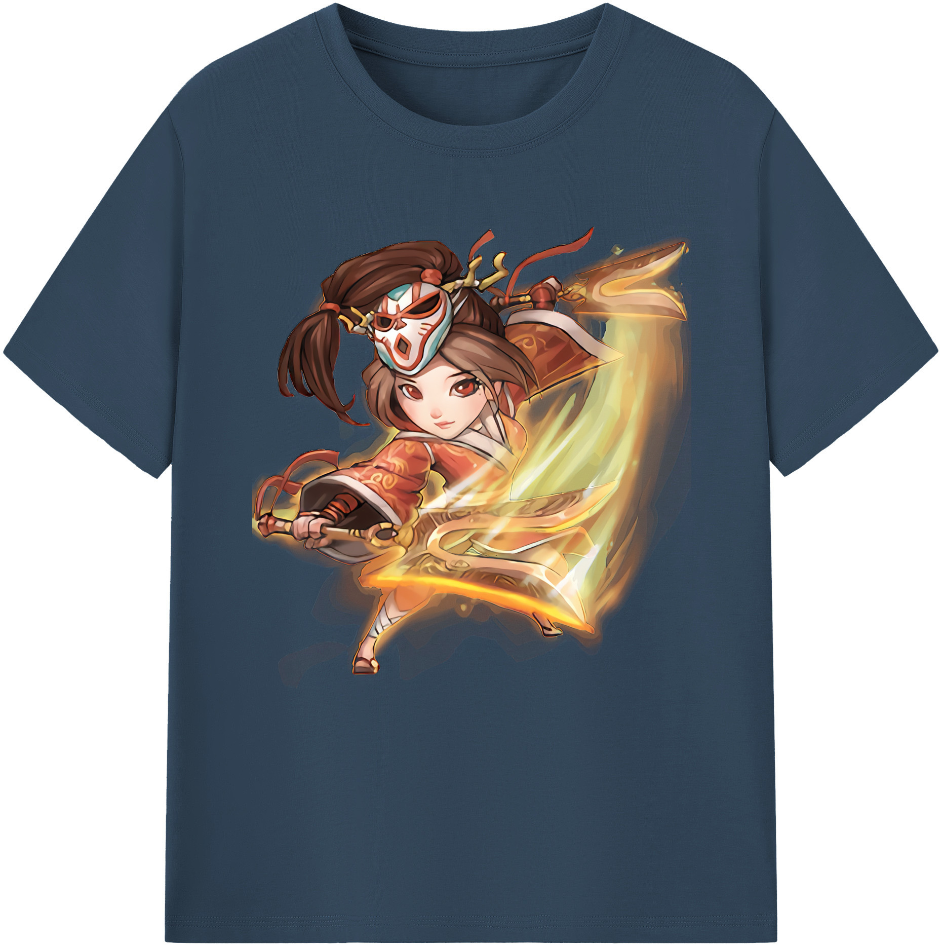 リーグ・オブ・レジェンド League of Legends LOL 綿100％半袖Tシャツ（フロントプリント）