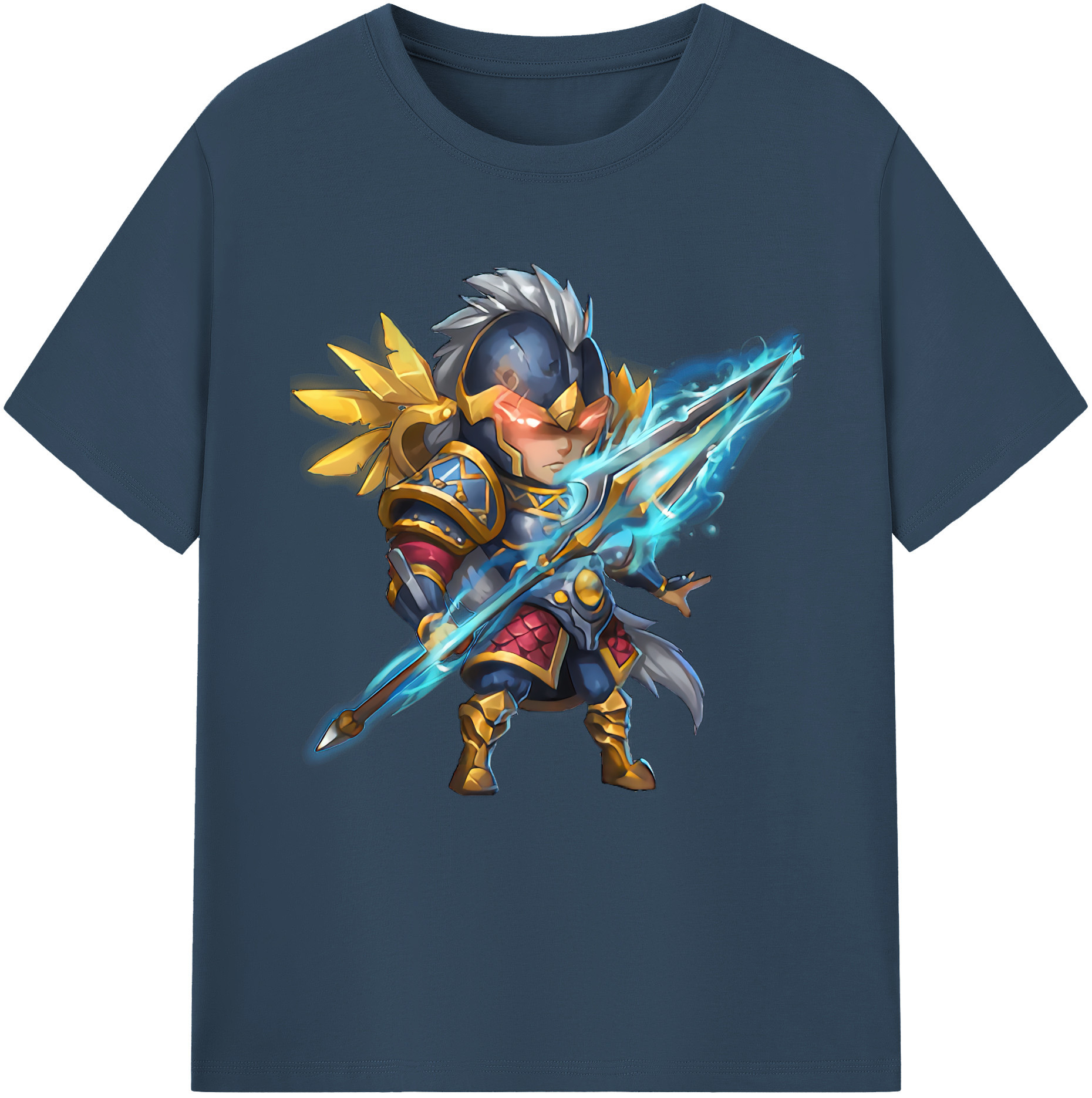 リーグ・オブ・レジェンド League of Legends LOL 綿100％半袖Tシャツ（フロントプリント）