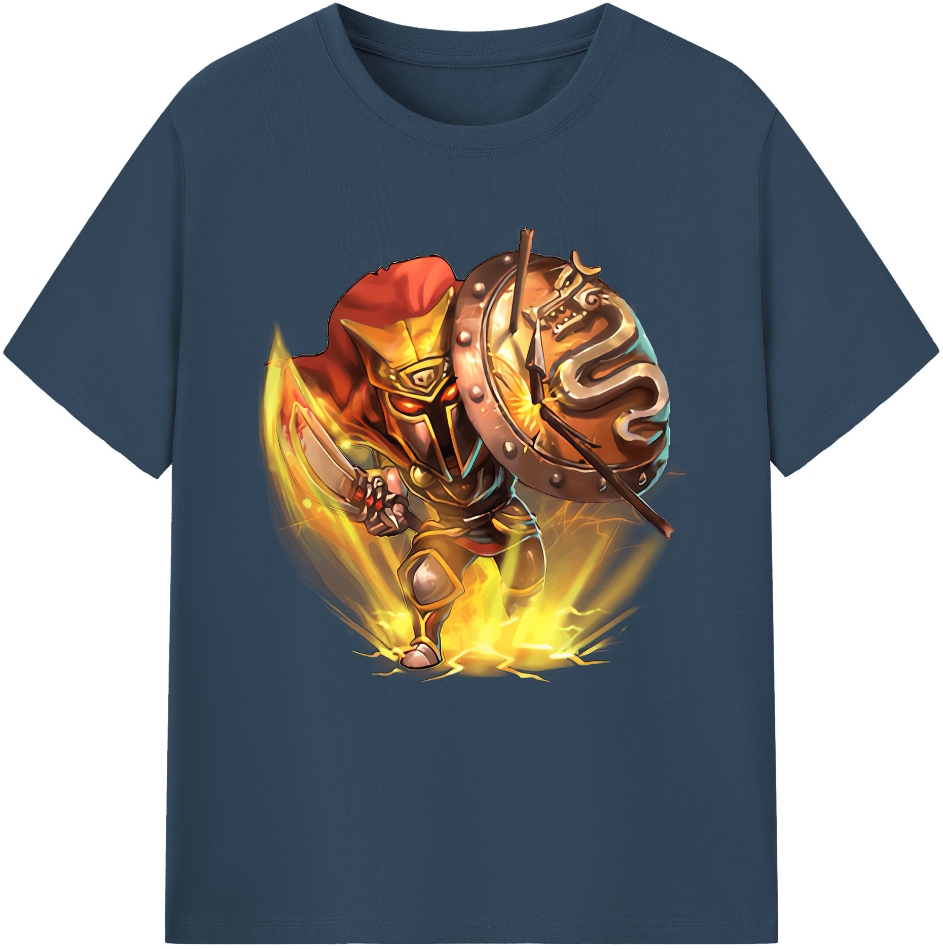 リーグ・オブ・レジェンド League of Legends LOL 綿100％半袖Tシャツ（フロントプリント）