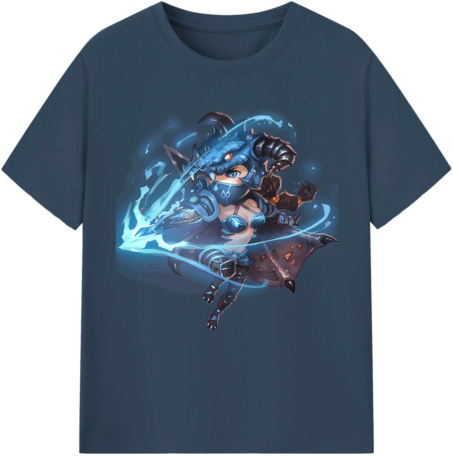 リーグ・オブ・レジェンド League of Legends LOL 綿100％半袖Tシャツ（フロントプリント）