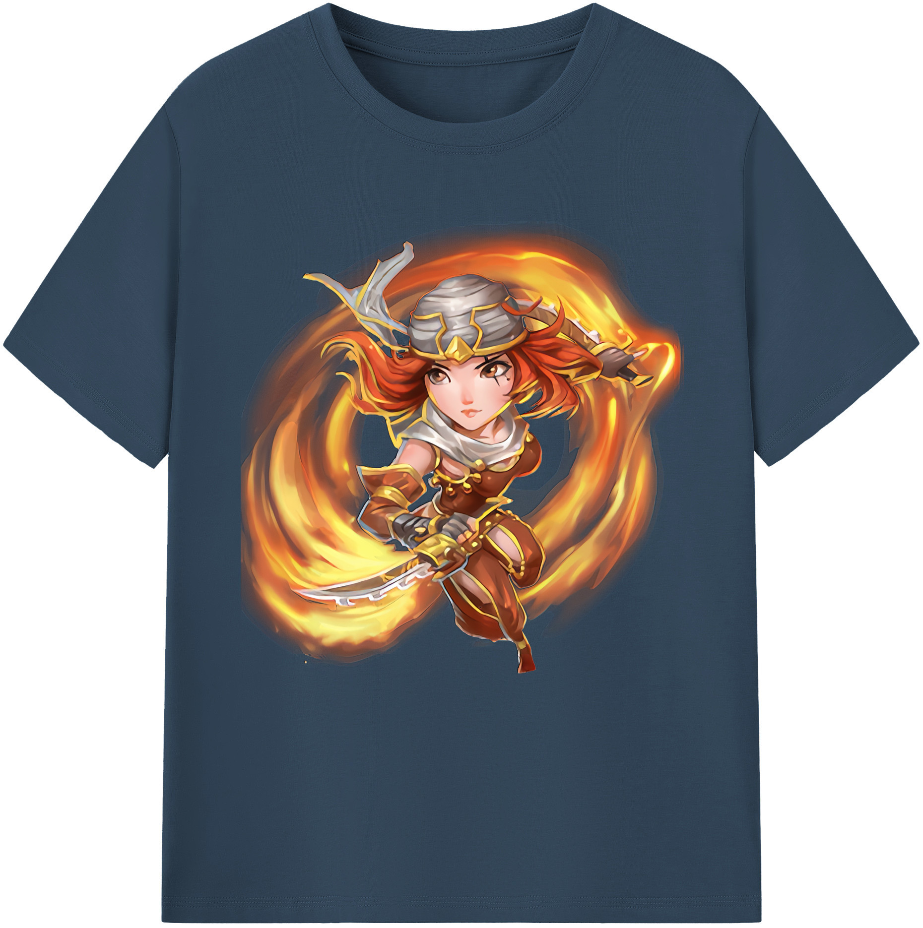 リーグ・オブ・レジェンド League of Legends LOL 綿100％半袖Tシャツ（フロントプリント）