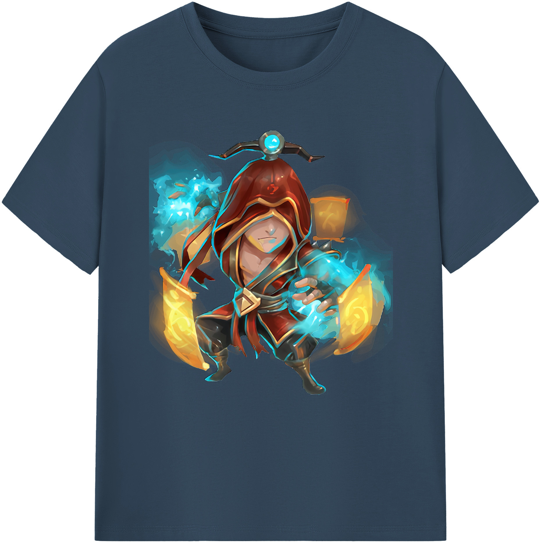 リーグ・オブ・レジェンド League of Legends LOL 綿100％半袖Tシャツ（フロントプリント）