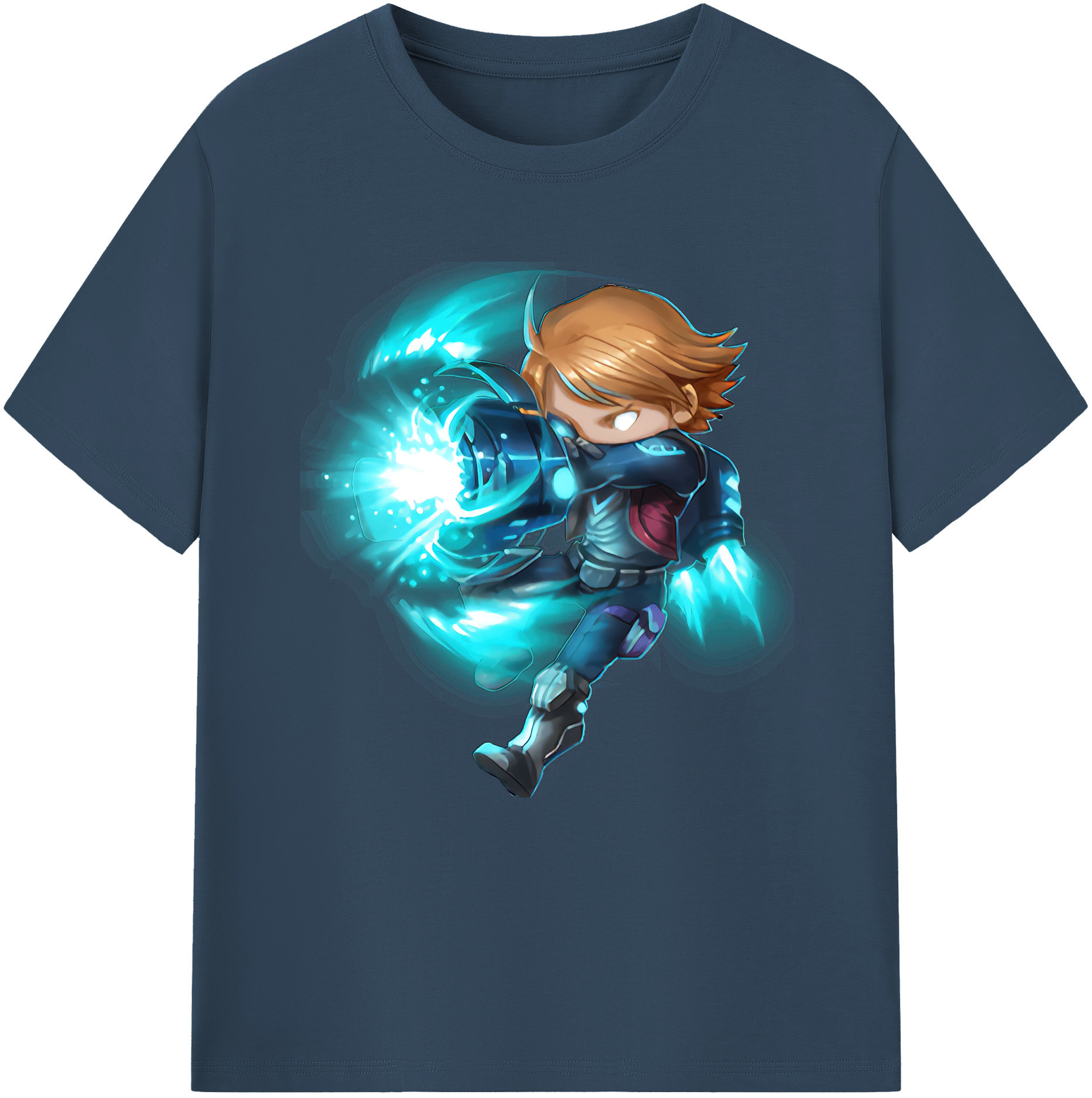 リーグ・オブ・レジェンド League of Legends LOL 綿100％半袖Tシャツ（フロントプリント）