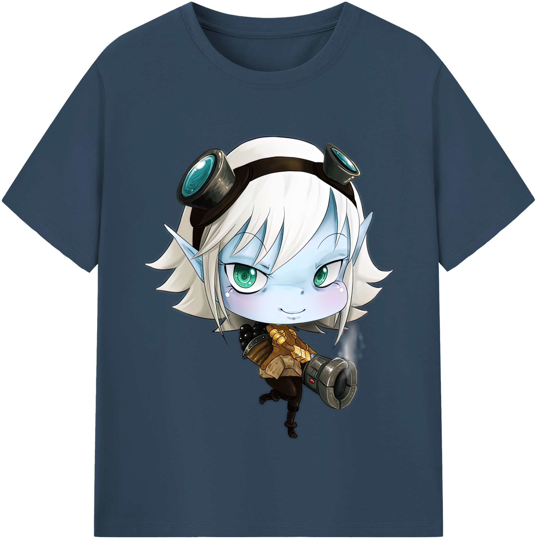 リーグ・オブ・レジェンド League of Legends LOL 綿100％半袖Tシャツ（フロントプリント）