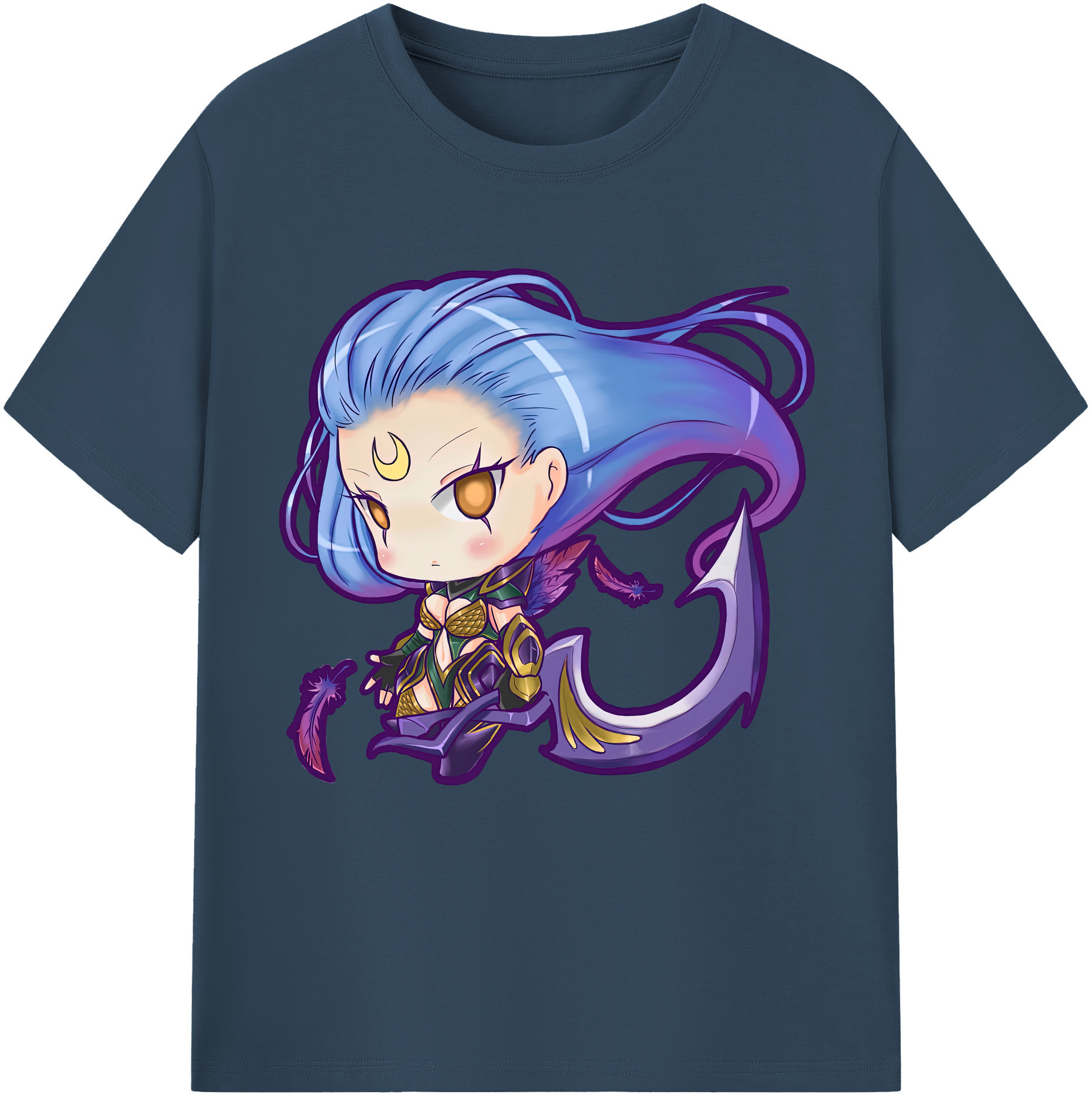（画像用） リーグ・オブ・レジェンド League of Legends LOL 綿100％半袖Tシャツ（フロントプリント）