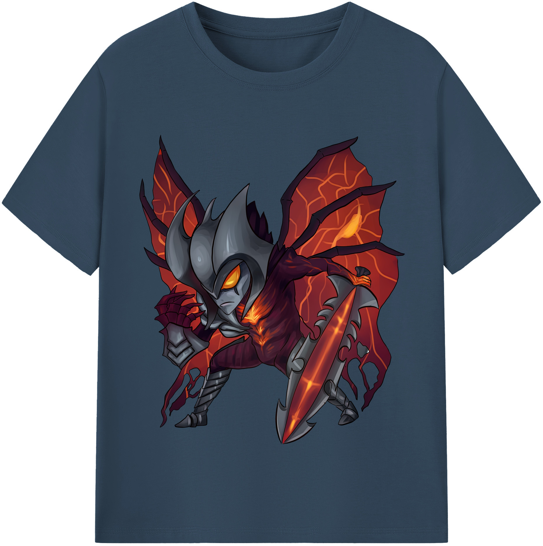 リーグ・オブ・レジェンド League of Legends LOL 綿100％半袖Tシャツ（フロントプリント）