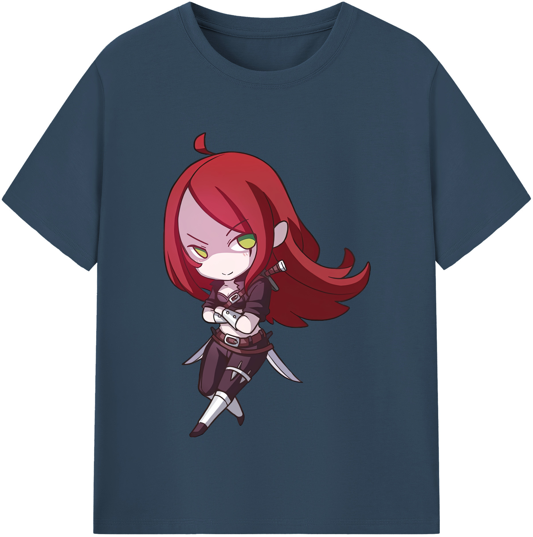 リーグ・オブ・レジェンド League of Legends LOL 綿100％半袖Tシャツ（フロントプリント）