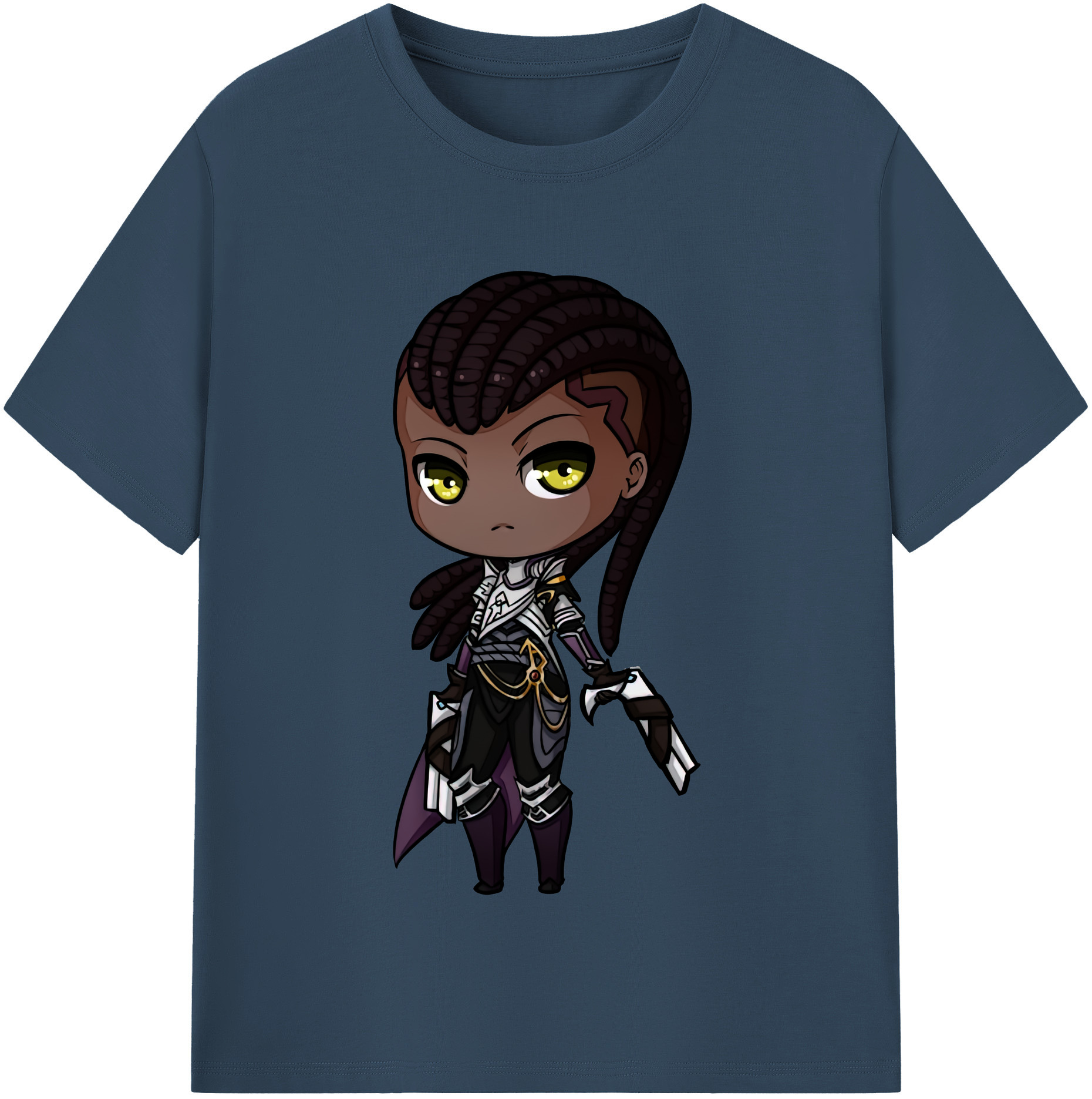 リーグ・オブ・レジェンド League of Legends LOL 綿100％半袖Tシャツ（フロントプリント）