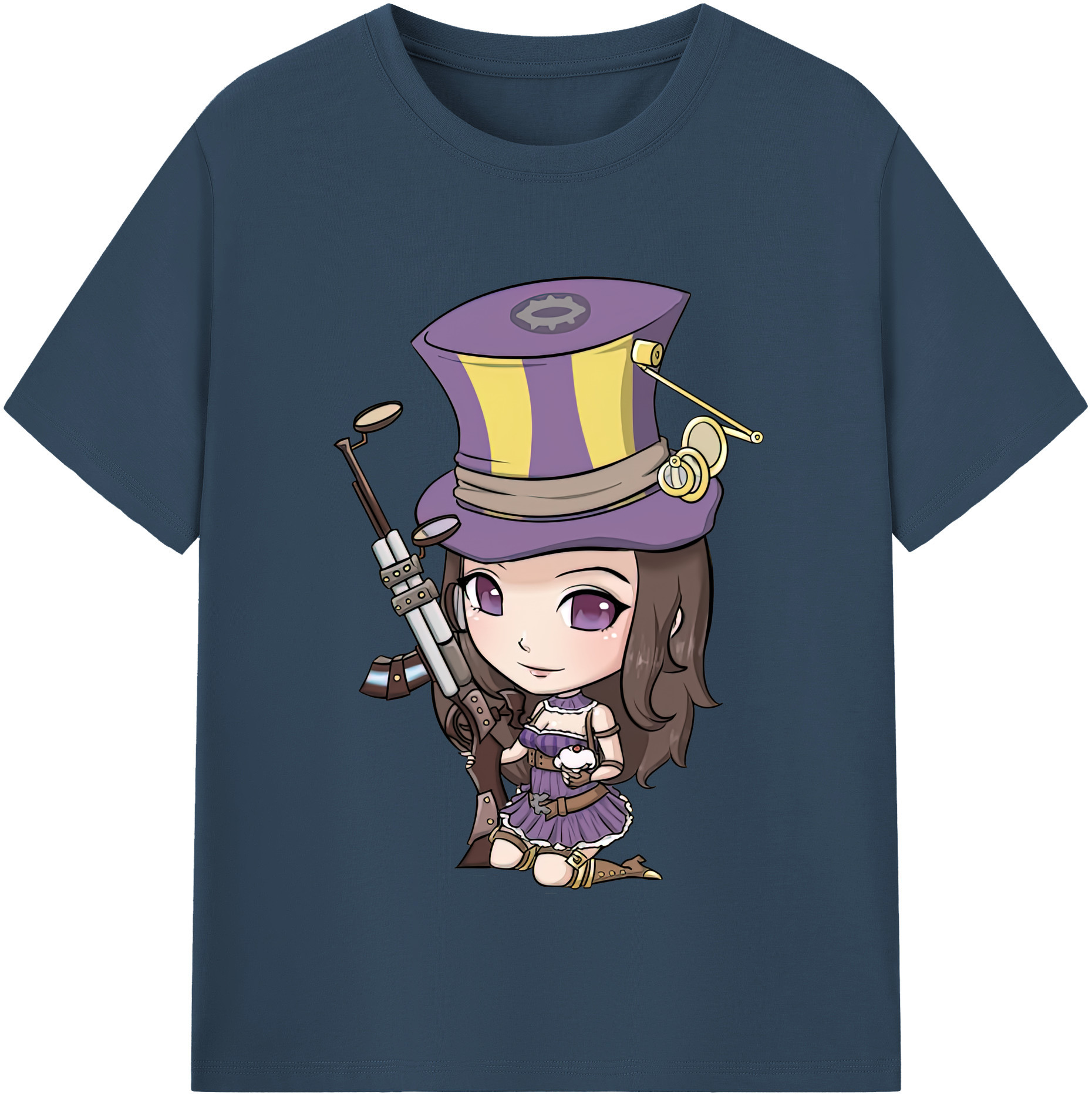 （画像用） リーグ・オブ・レジェンド League of Legends LOL 綿100％半袖Tシャツ（フロントプリント）