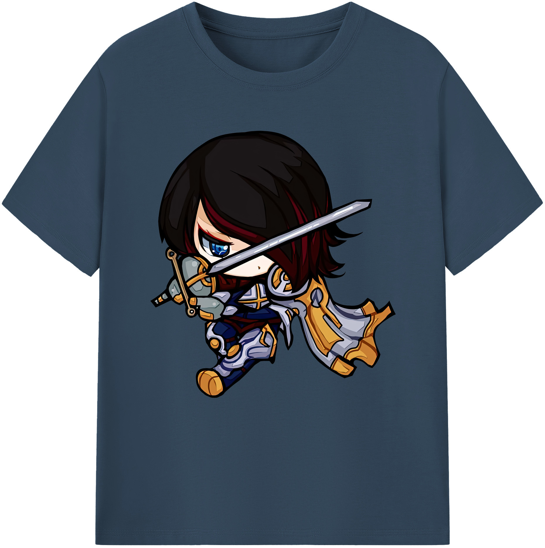 リーグ・オブ・レジェンド League of Legends LOL 綿100％半袖Tシャツ（フロントプリント）