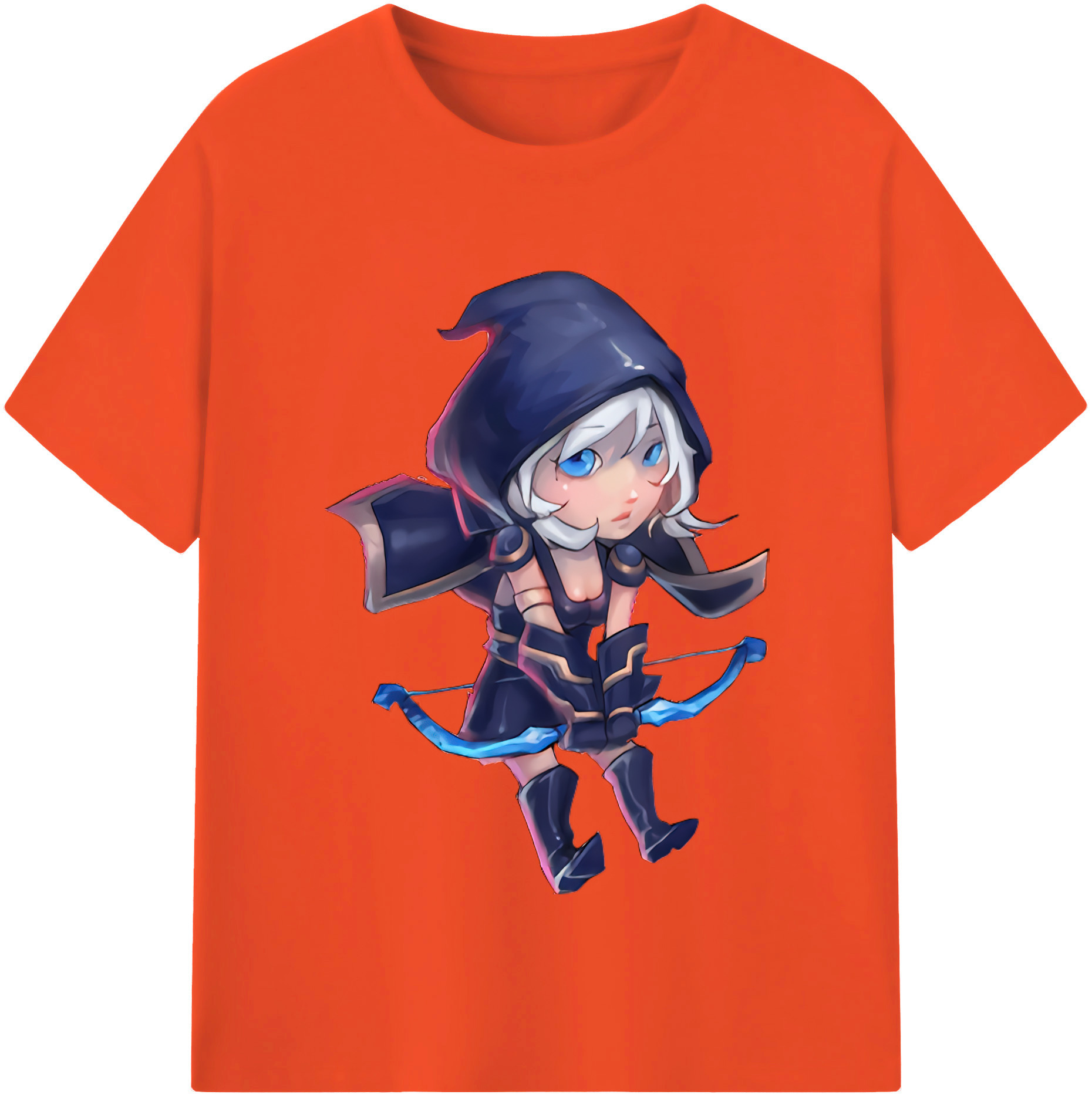 リーグ・オブ・レジェンド League of Legends LOL 綿100％半袖Tシャツ（フロントプリント）