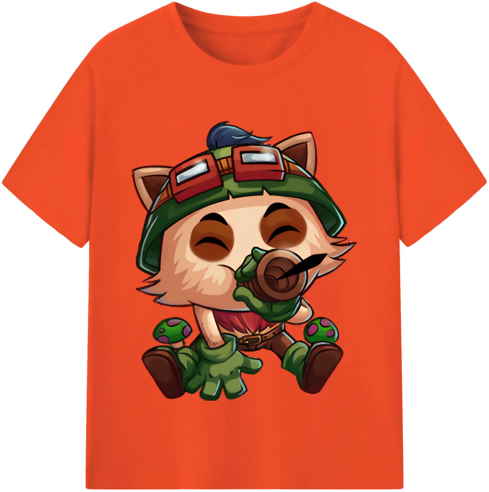 リーグ・オブ・レジェンド League of Legends LOL 綿100％半袖Tシャツ（フロントプリント）