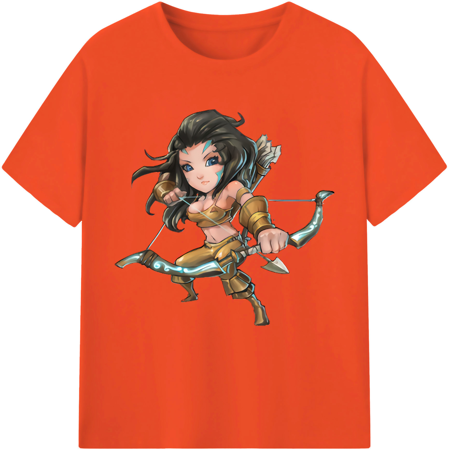 リーグ・オブ・レジェンド League of Legends LOL 綿100％半袖Tシャツ（フロントプリント）