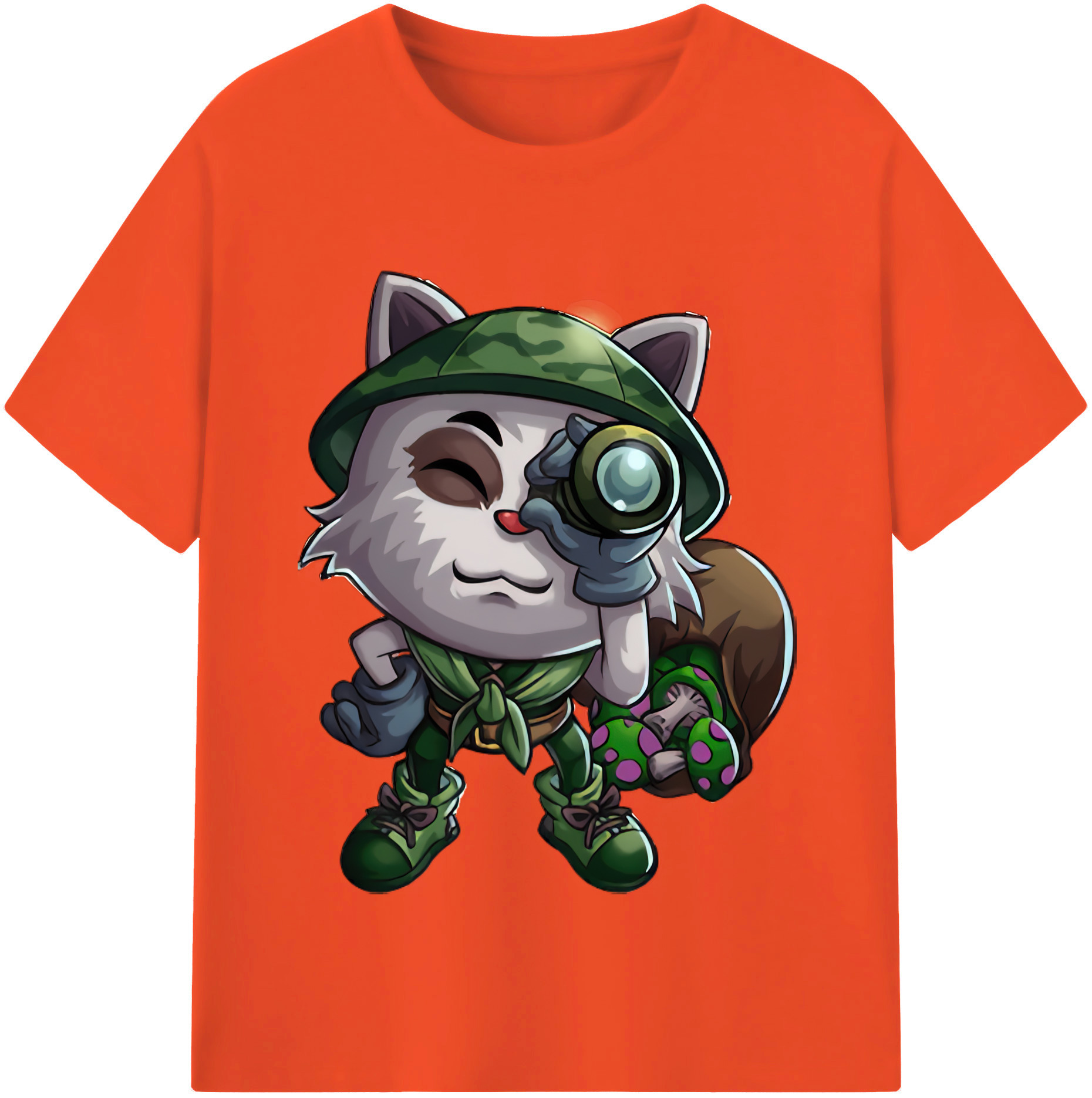 リーグ・オブ・レジェンド League of Legends LOL 綿100％半袖Tシャツ（フロントプリント）
