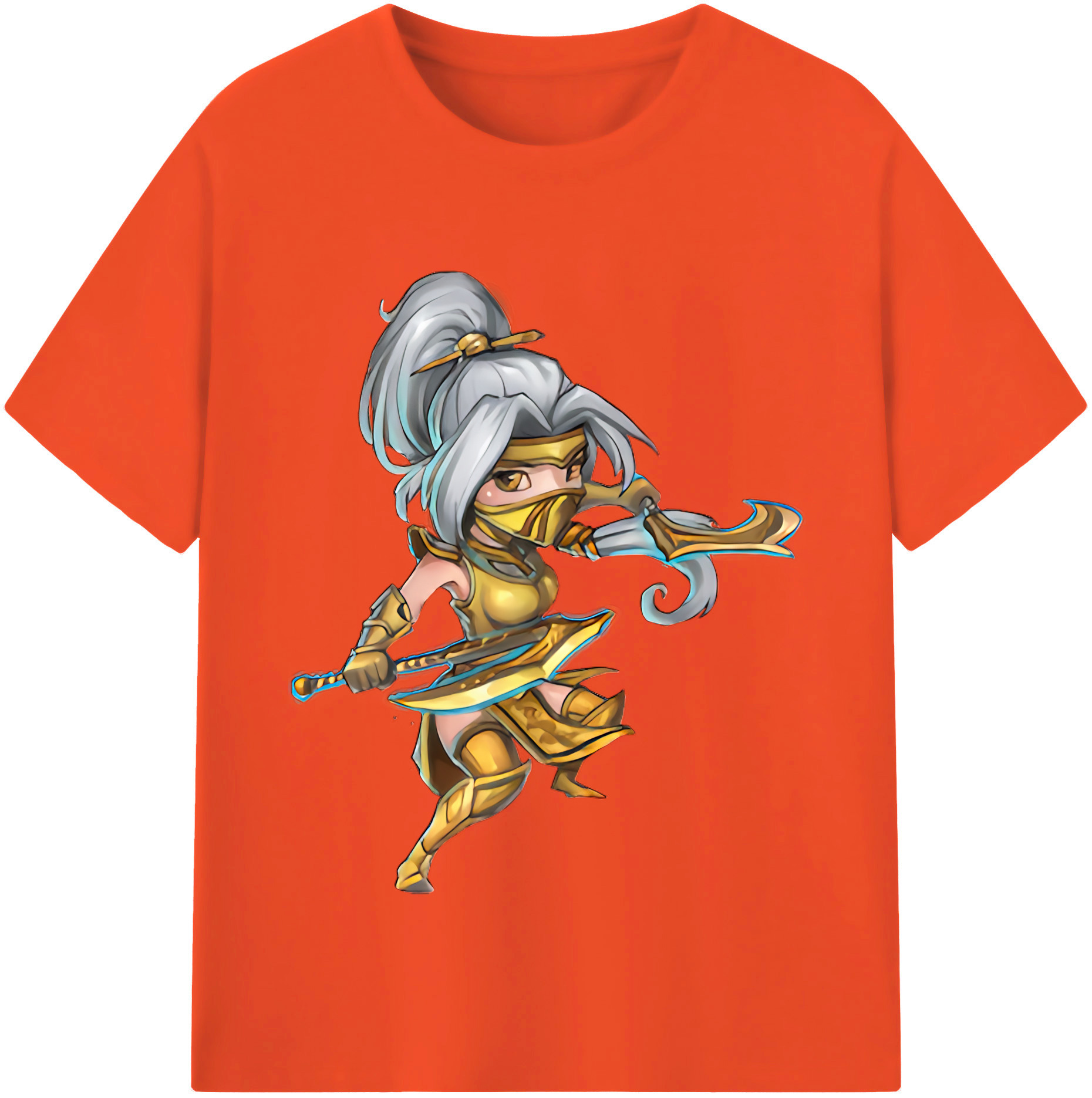 リーグ・オブ・レジェンド League of Legends LOL 綿100％半袖Tシャツ（フロントプリント）
