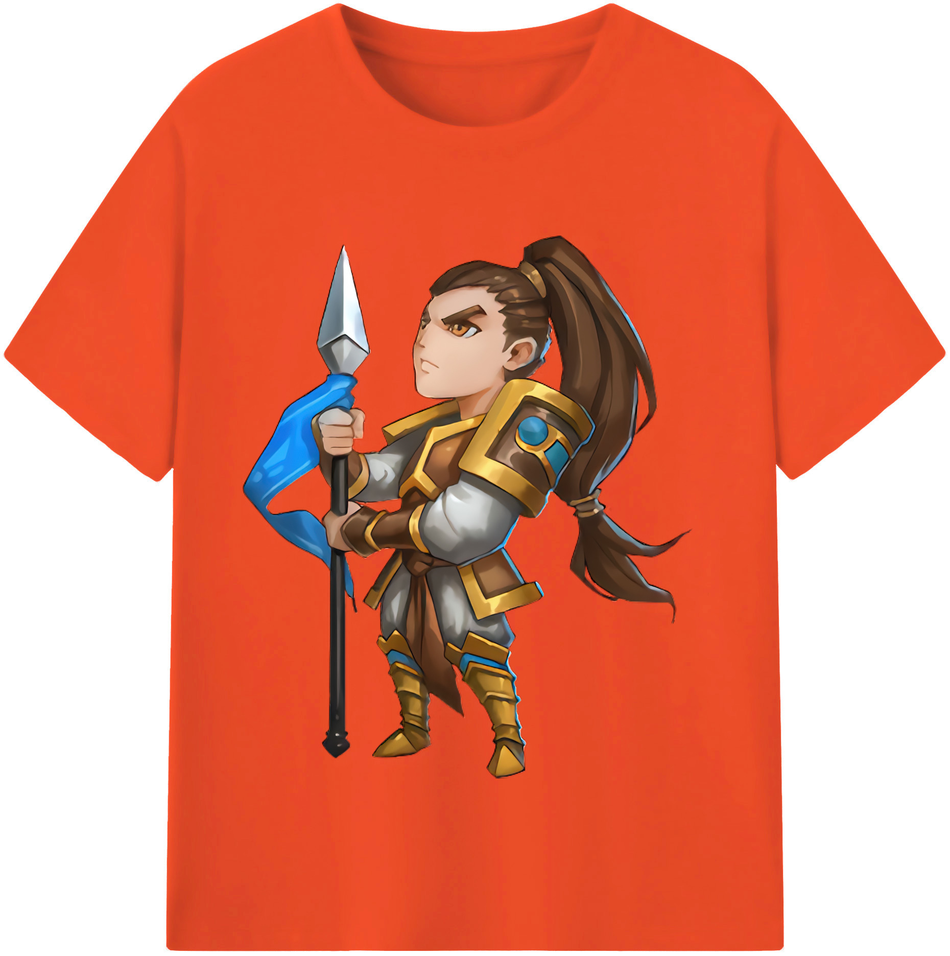 リーグ・オブ・レジェンド League of Legends LOL 綿100％半袖Tシャツ（フロントプリント）