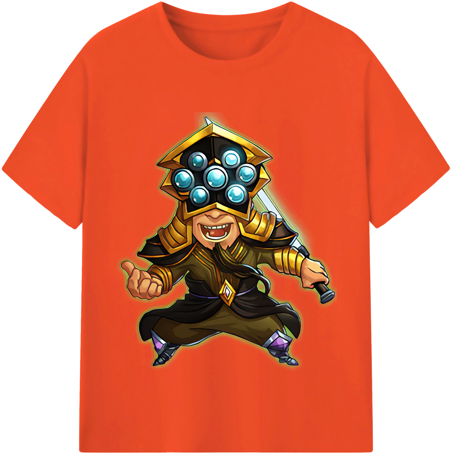 リーグ・オブ・レジェンド League of Legends LOL 綿100％半袖Tシャツ（フロントプリント）