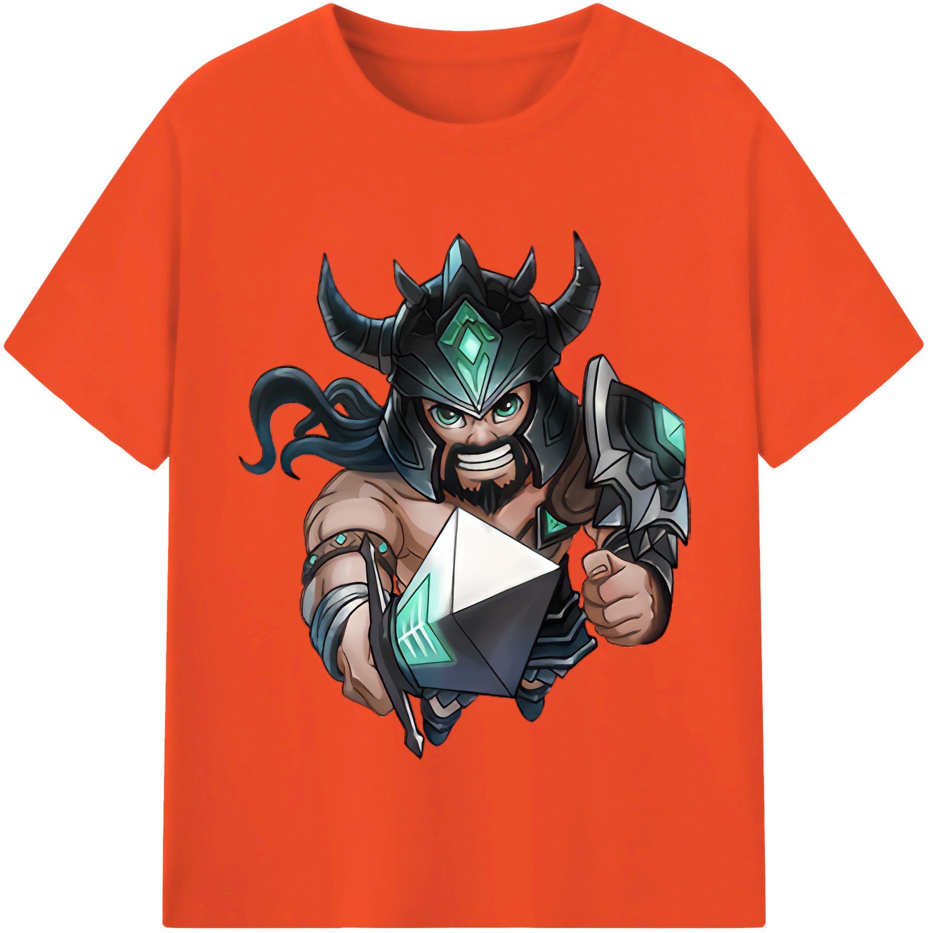リーグ・オブ・レジェンド League of Legends LOL 綿100％半袖Tシャツ（フロントプリント）