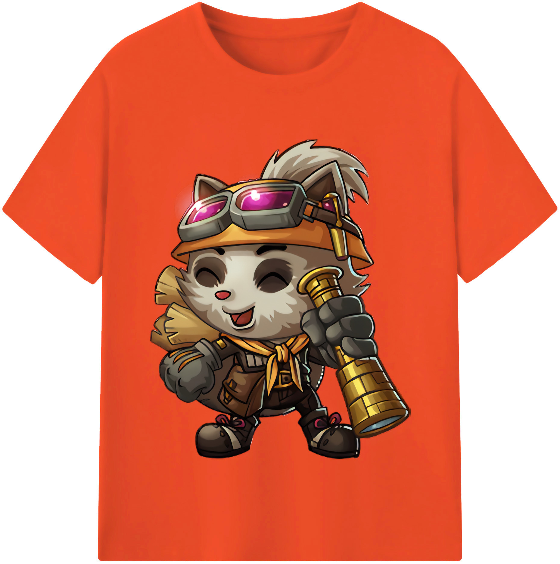 リーグ・オブ・レジェンド League of Legends LOL 綿100％半袖Tシャツ（フロントプリント）