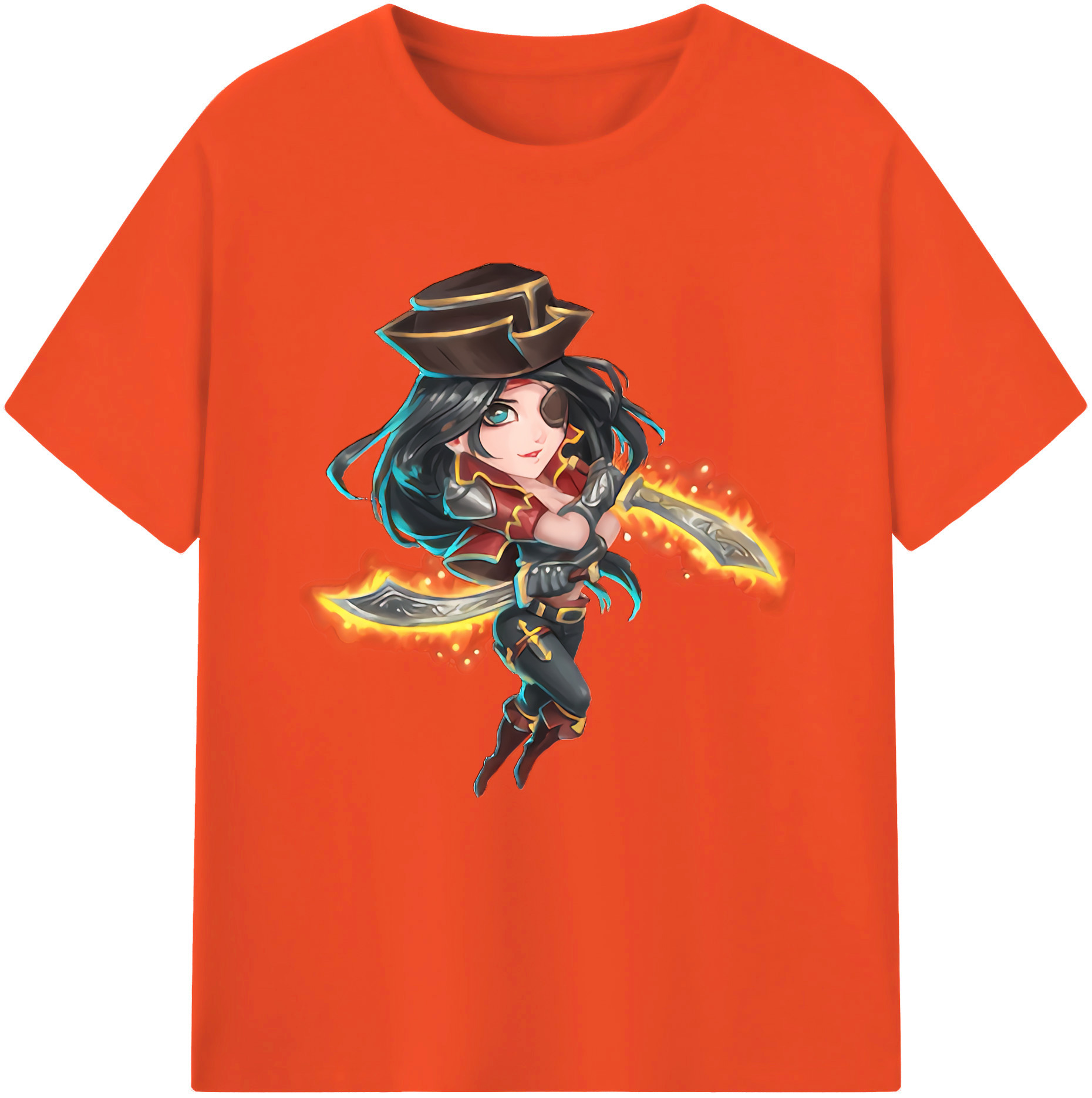 リーグ・オブ・レジェンド League of Legends LOL 綿100％半袖Tシャツ（フロントプリント）