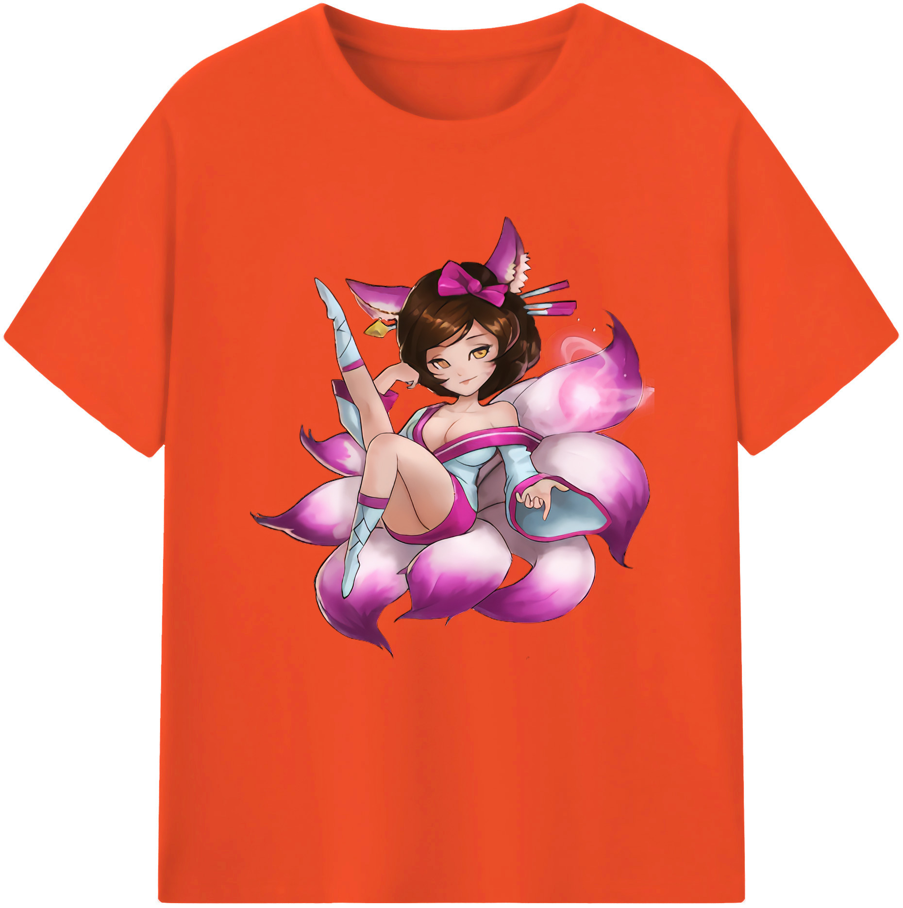 リーグ・オブ・レジェンド League of Legends LOL 綿100％半袖Tシャツ（フロントプリント）