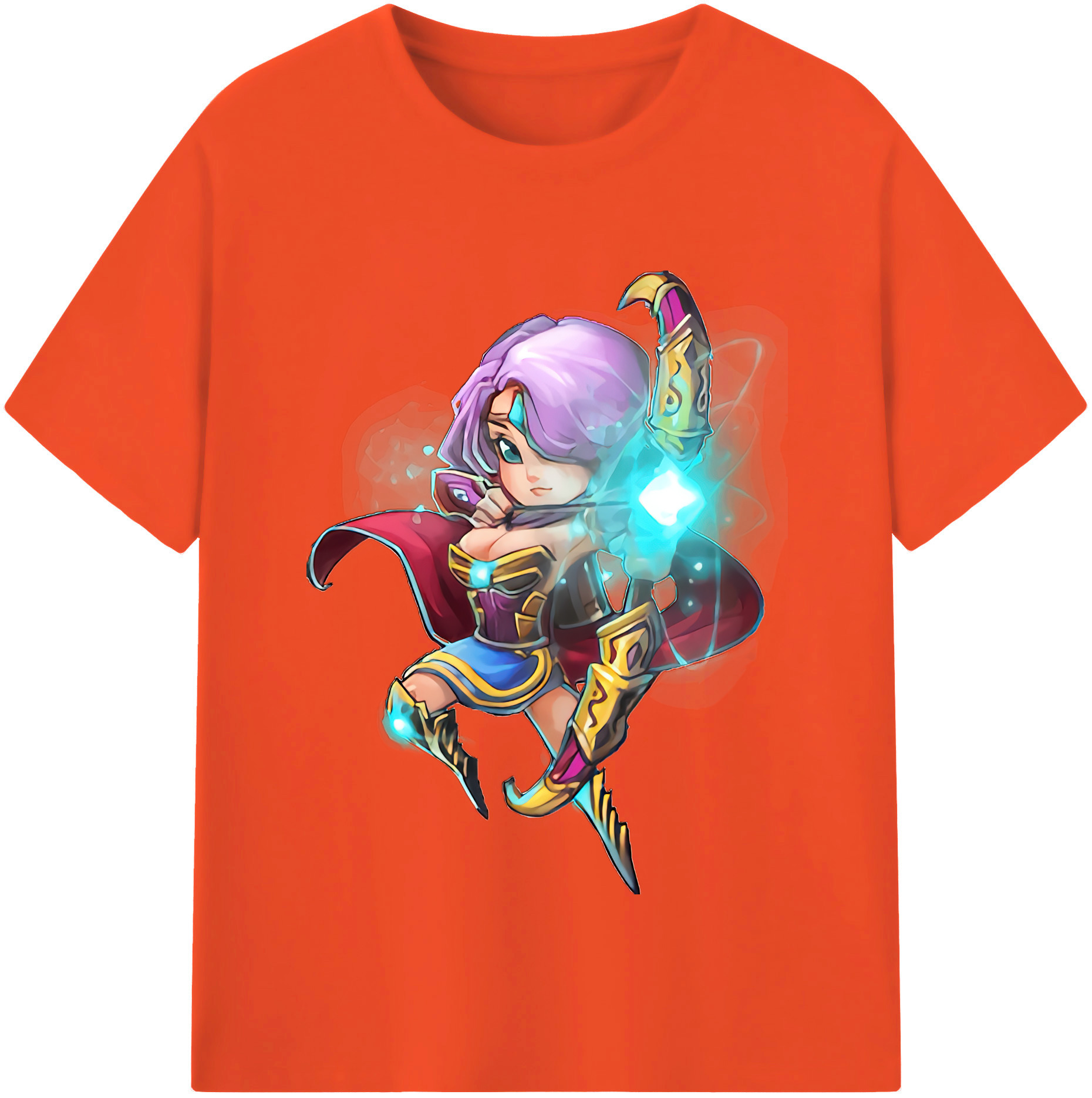 リーグ・オブ・レジェンド League of Legends LOL 綿100％半袖Tシャツ（フロントプリント）
