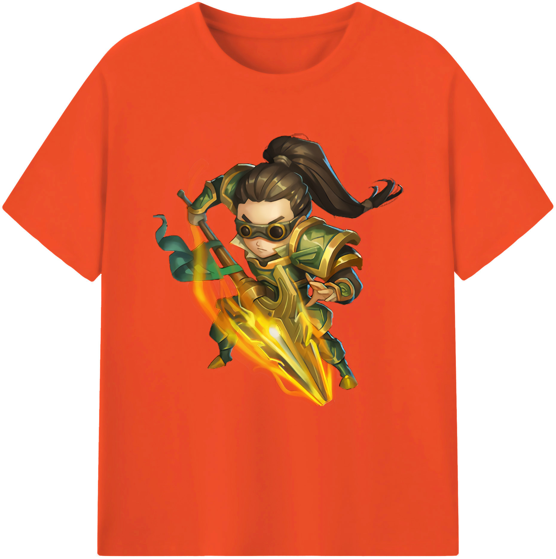 リーグ・オブ・レジェンド League of Legends LOL 綿100％半袖Tシャツ（フロントプリント）