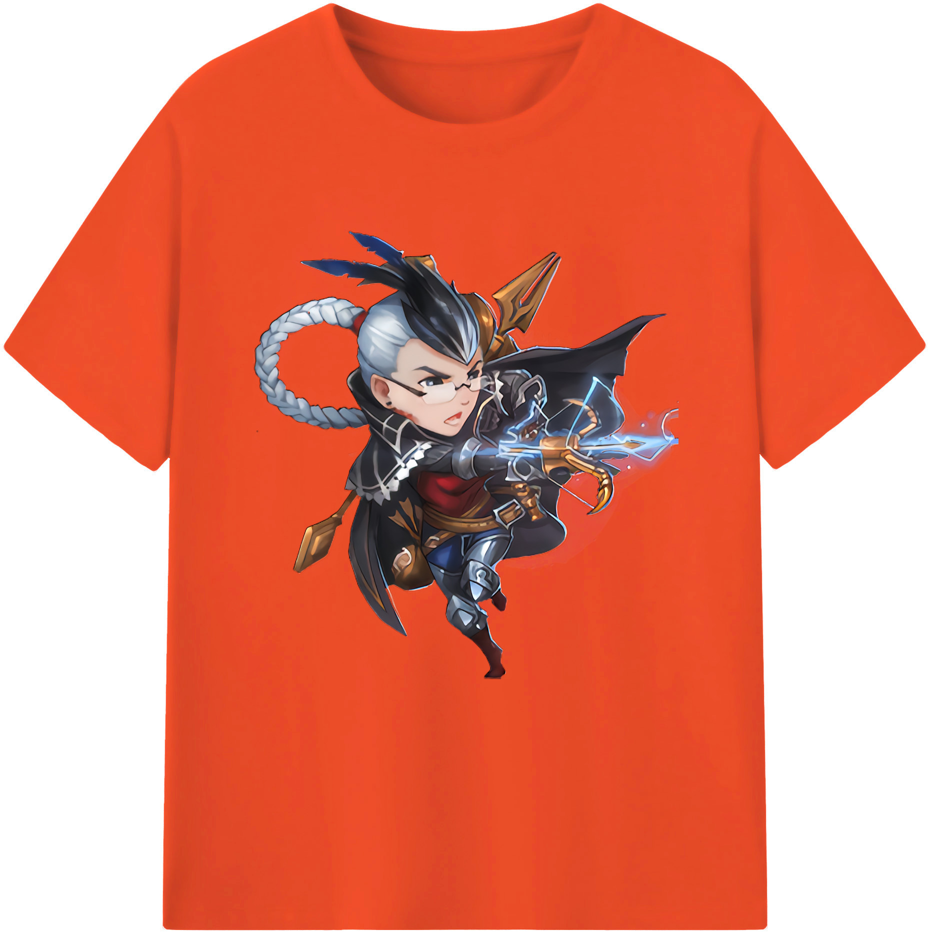 リーグ・オブ・レジェンド League of Legends LOL 綿100％半袖Tシャツ（フロントプリント）