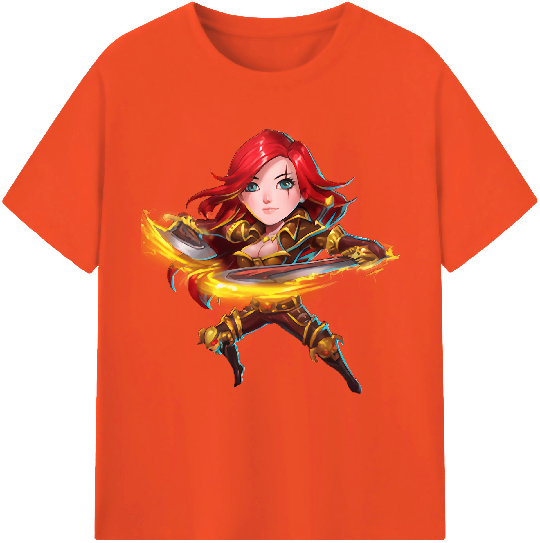 リーグ・オブ・レジェンド League of Legends LOL 綿100％半袖Tシャツ（フロントプリント）