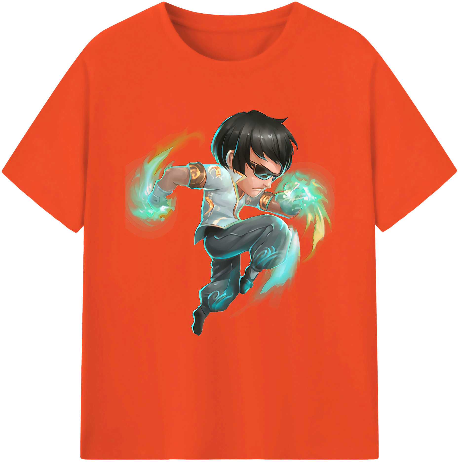 （画像用） リーグ・オブ・レジェンド League of Legends LOL 綿100％半袖Tシャツ（フロントプリント）