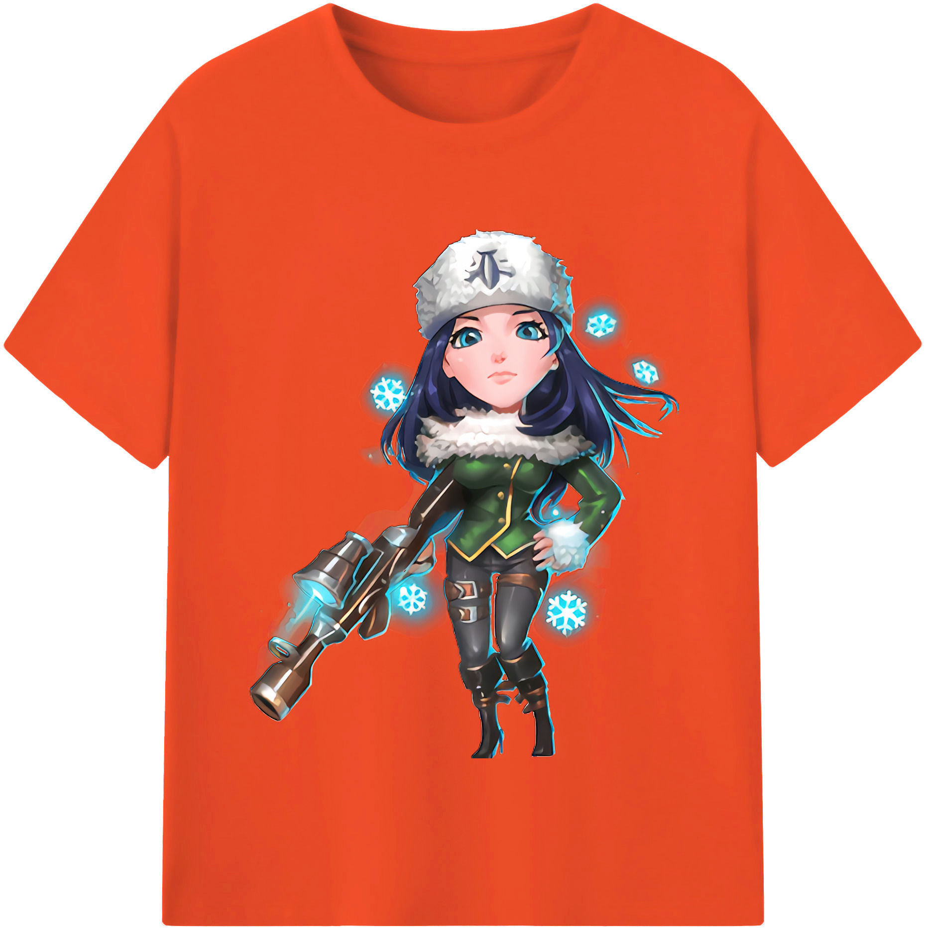 リーグ・オブ・レジェンド League of Legends LOL 綿100％半袖Tシャツ（フロントプリント）