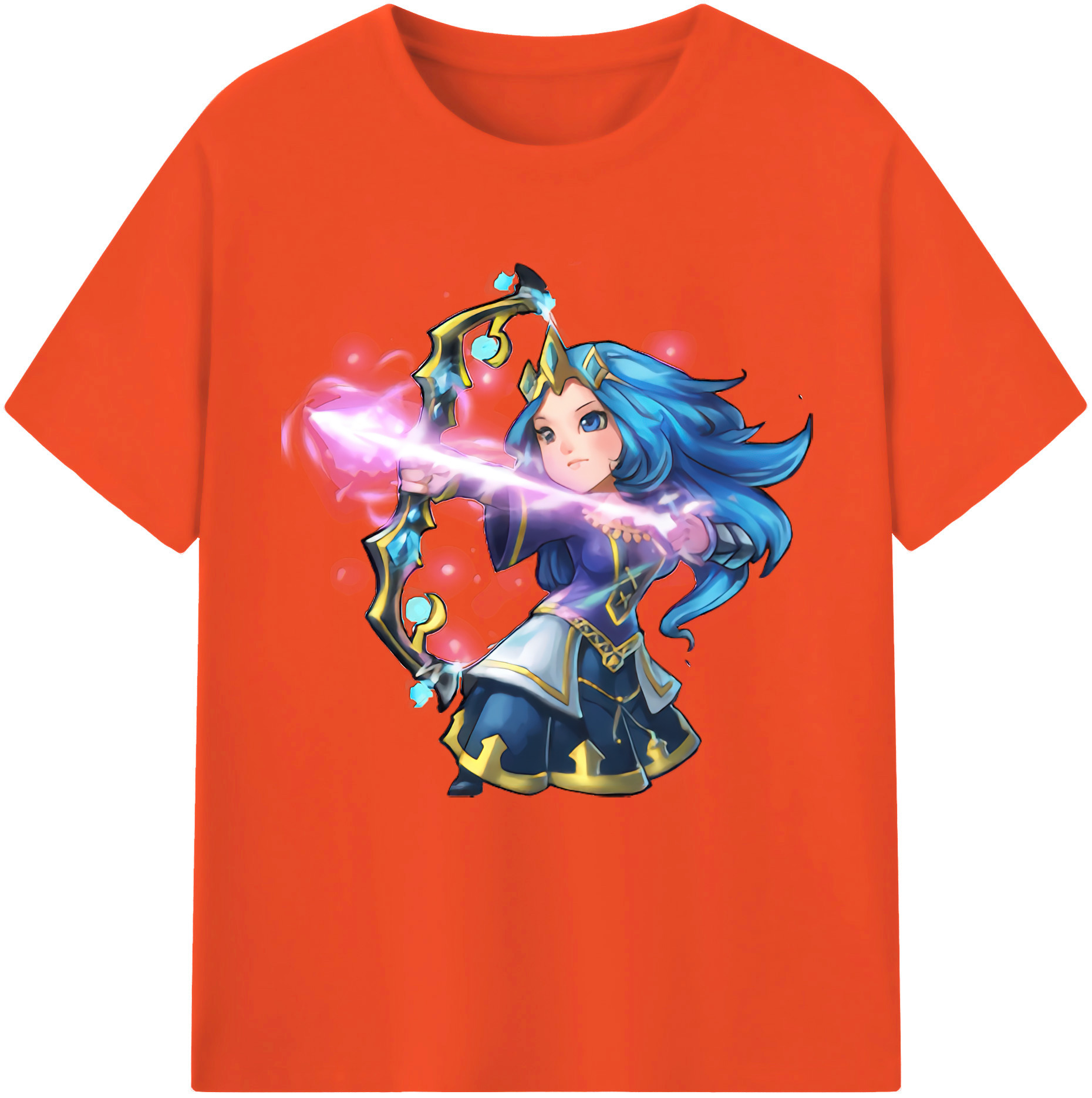 リーグ・オブ・レジェンド League of Legends LOL 綿100％半袖Tシャツ（フロントプリント）