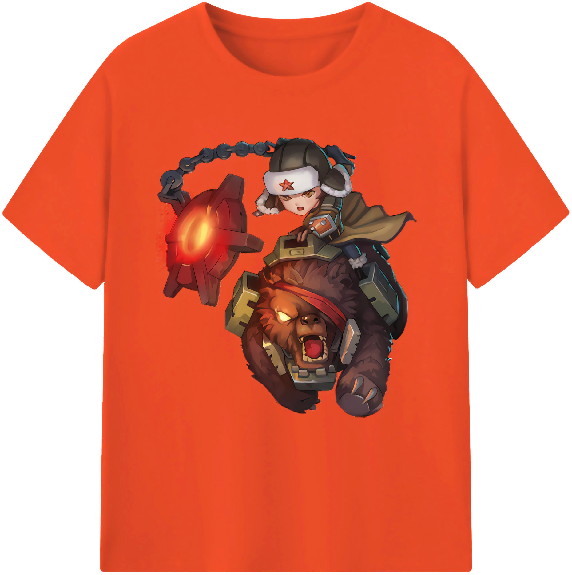 リーグ・オブ・レジェンド League of Legends LOL 綿100％半袖Tシャツ（フロントプリント）