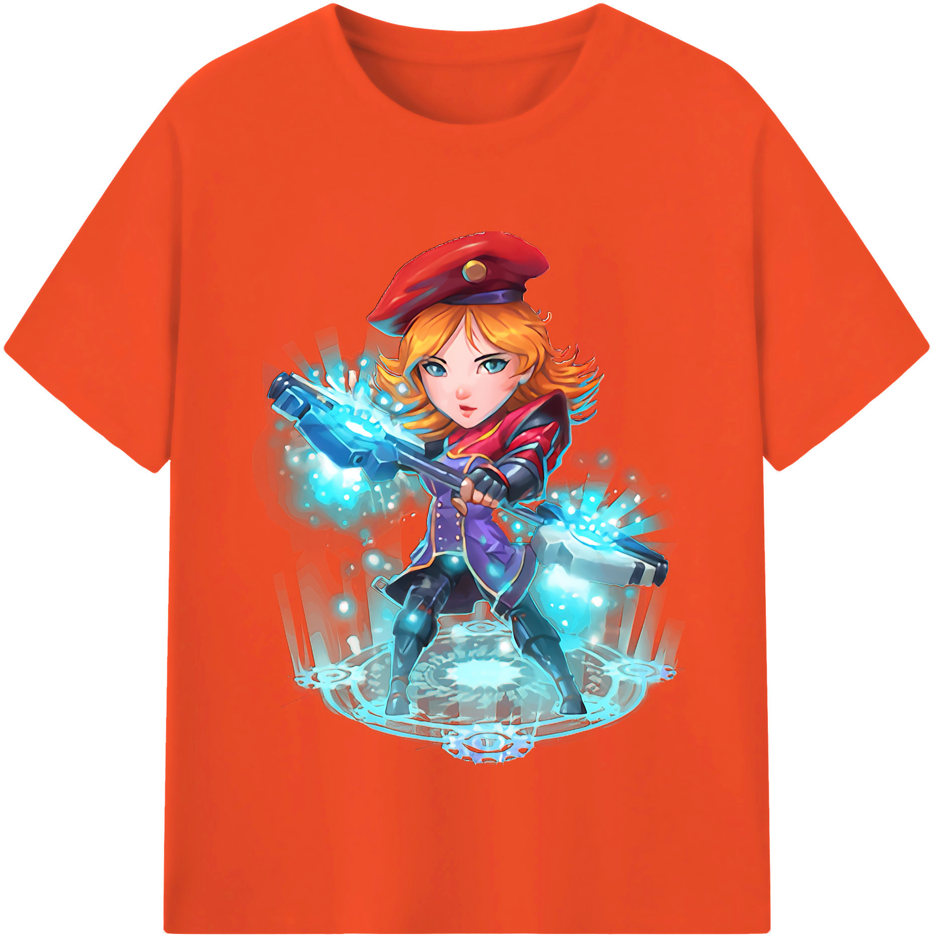 リーグ・オブ・レジェンド League of Legends LOL 綿100％半袖Tシャツ（フロントプリント）
