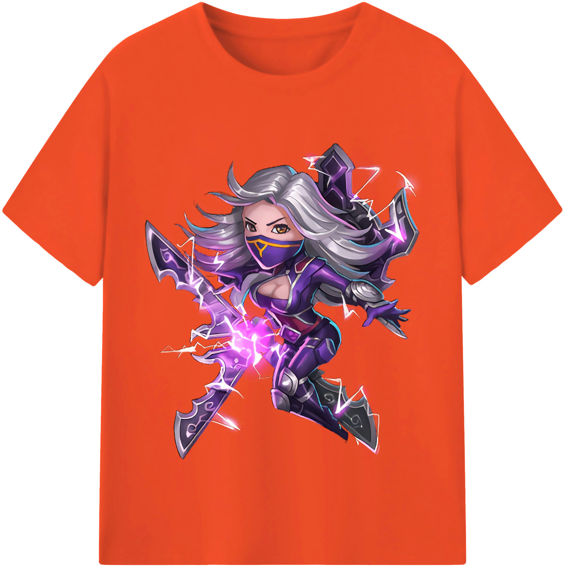 リーグ・オブ・レジェンド League of Legends LOL 綿100％半袖Tシャツ（フロントプリント）