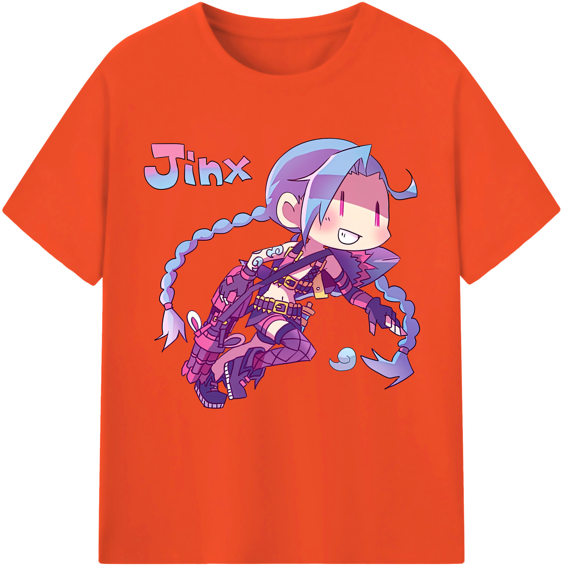 リーグ・オブ・レジェンド League of Legends LOL 綿100％半袖Tシャツ（フロントプリント）