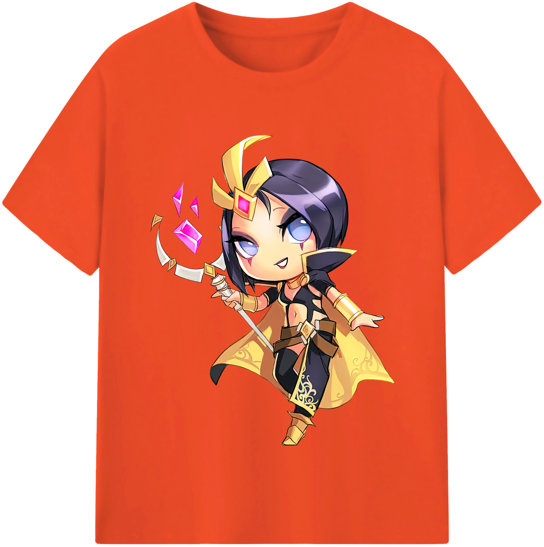リーグ・オブ・レジェンド League of Legends LOL 綿100％半袖Tシャツ（フロントプリント）