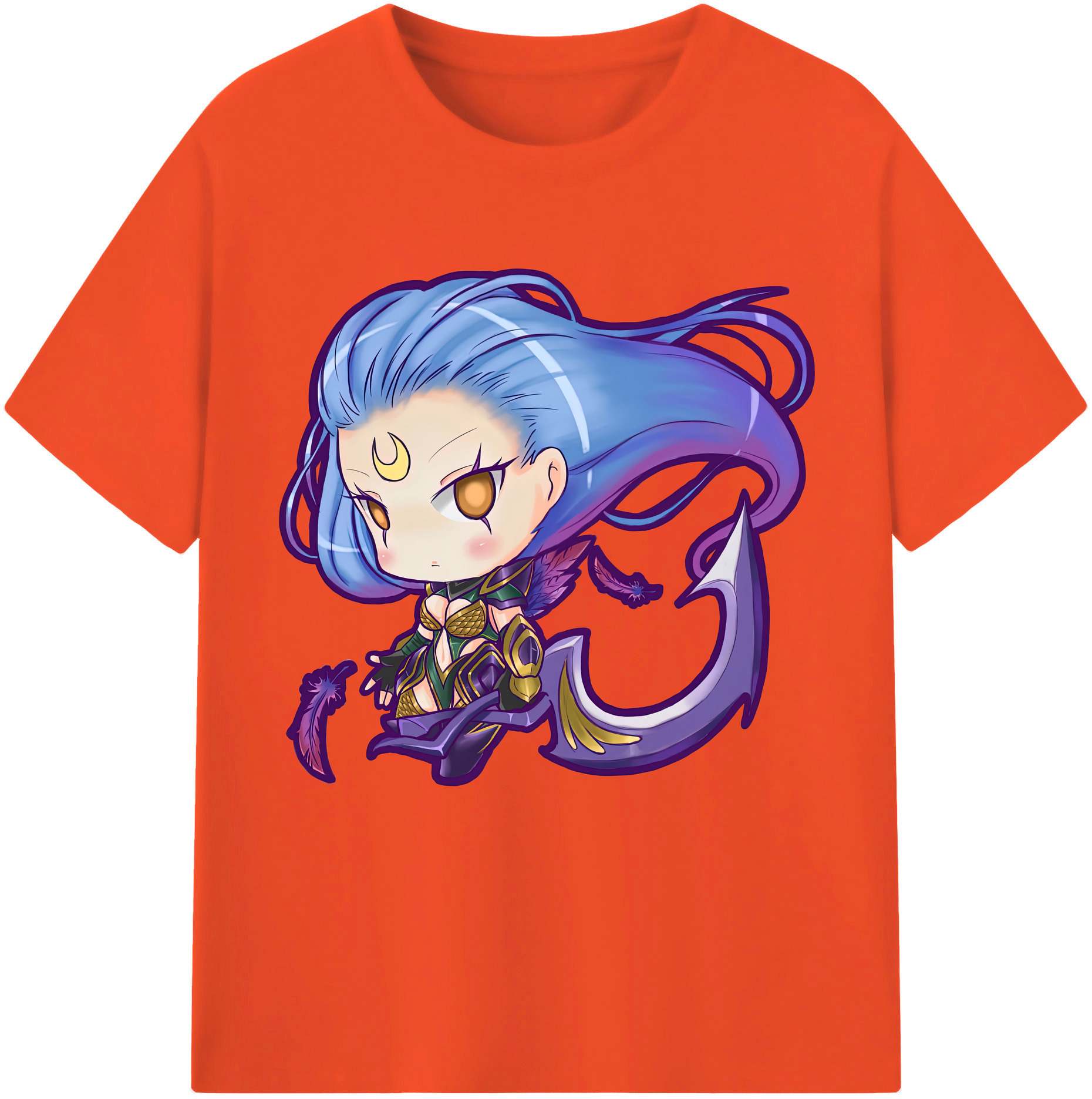 （画像用） リーグ・オブ・レジェンド League of Legends LOL 綿100％半袖Tシャツ（フロントプリント）