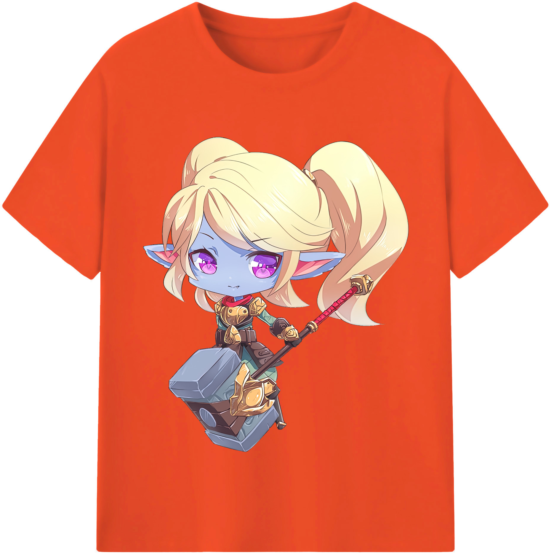 リーグ・オブ・レジェンド League of Legends LOL 綿100％半袖Tシャツ（フロントプリント）